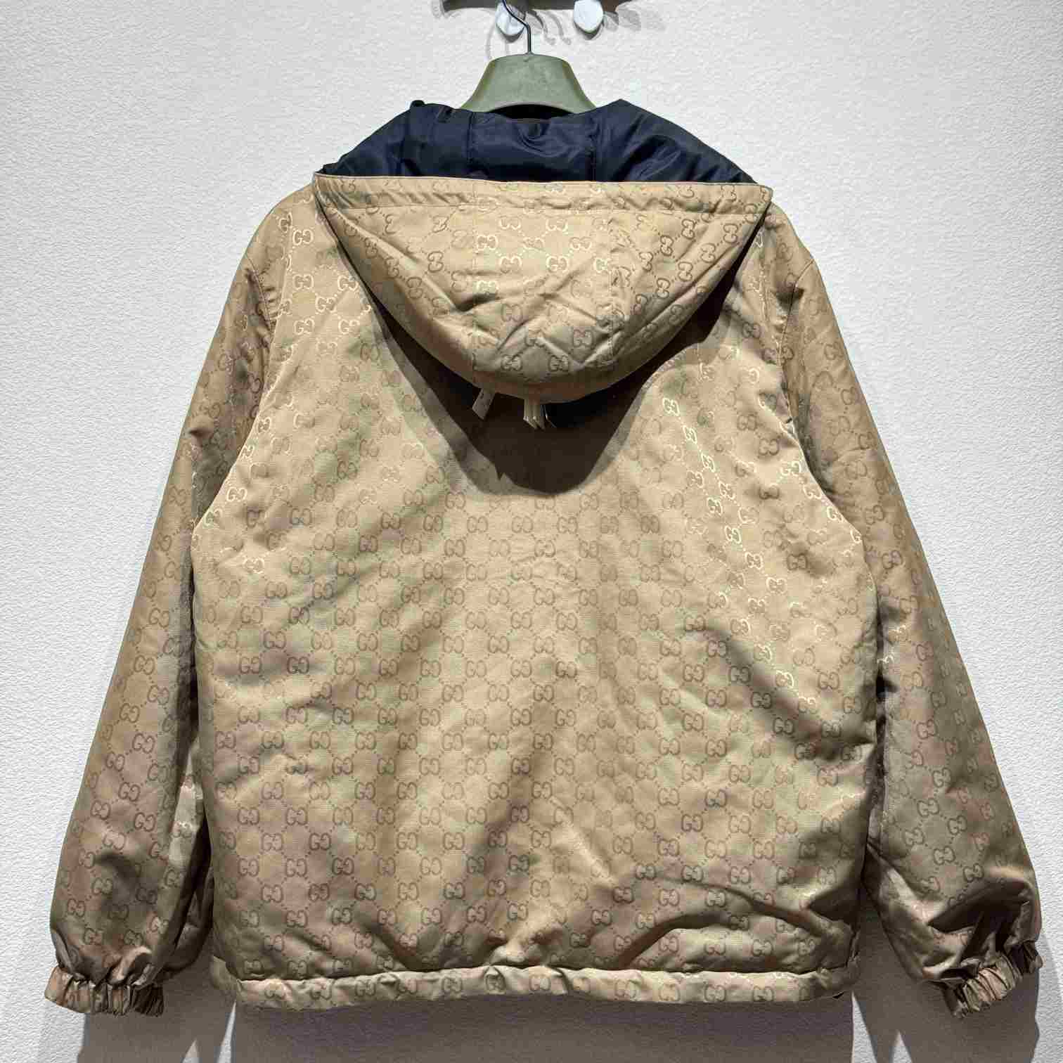 Gucci Reversible Nylon Twill Jacket - FashionPlug