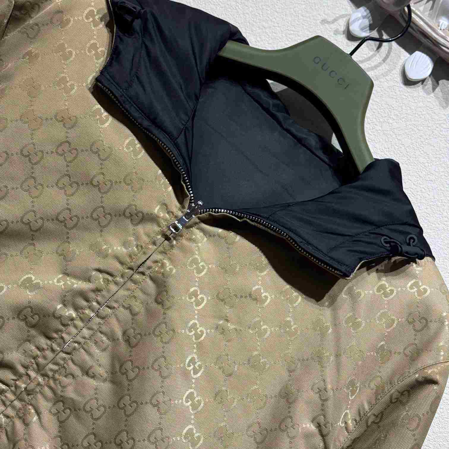 Gucci Reversible Nylon Twill Jacket - FashionPlug