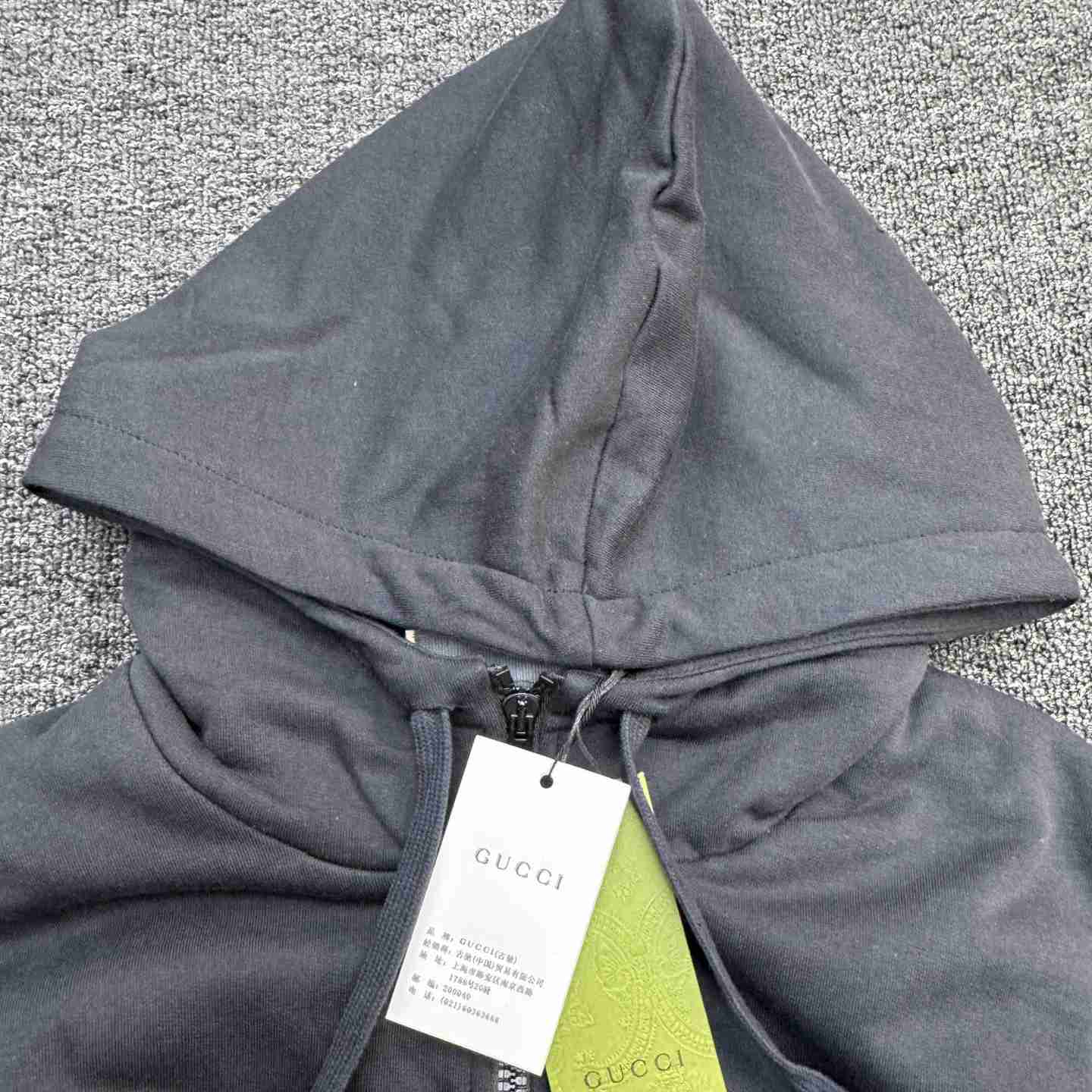 Gucci Cotton Jersey Zip Jacket - FashionPlug