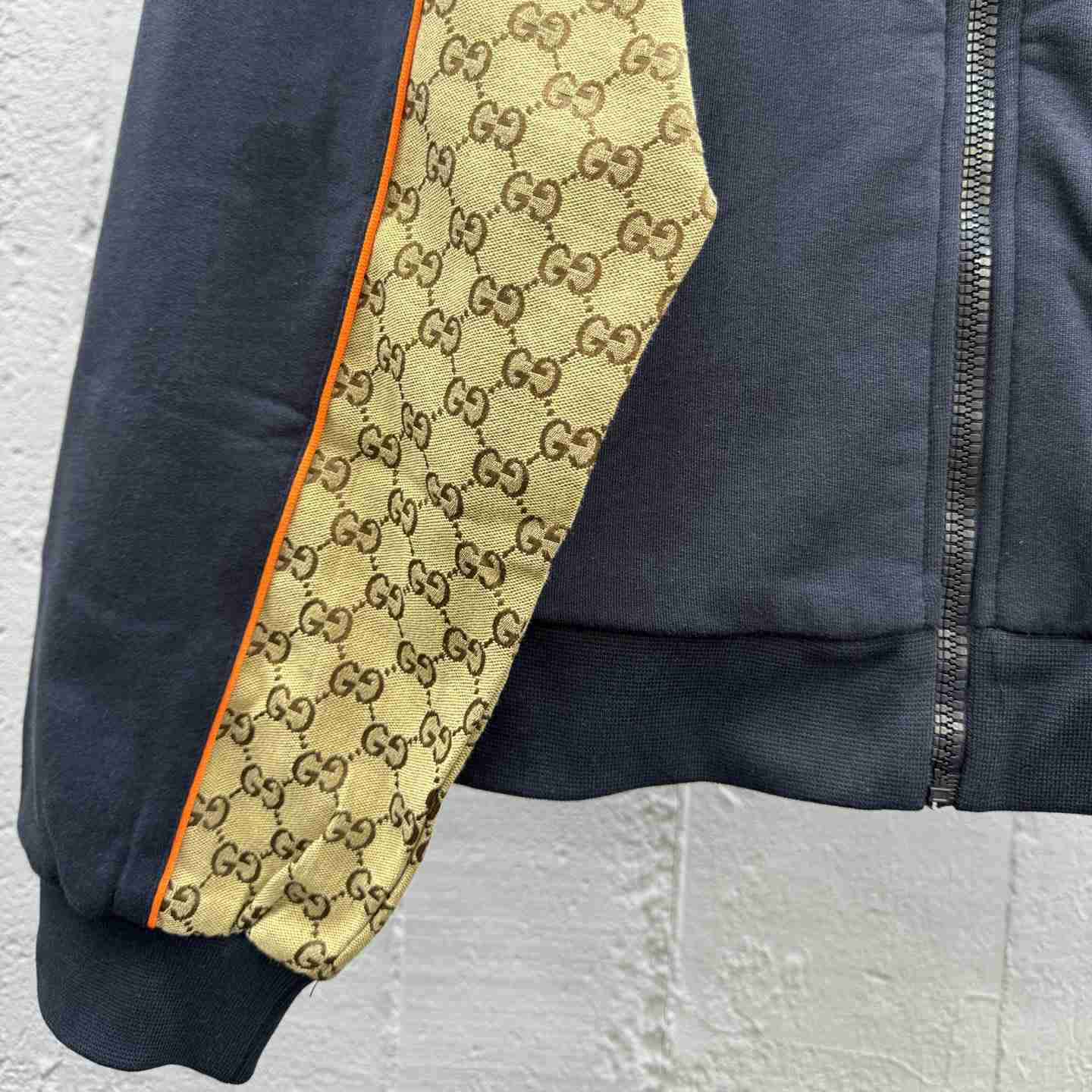 Gucci Cotton Jersey Zip Jacket - FashionPlug