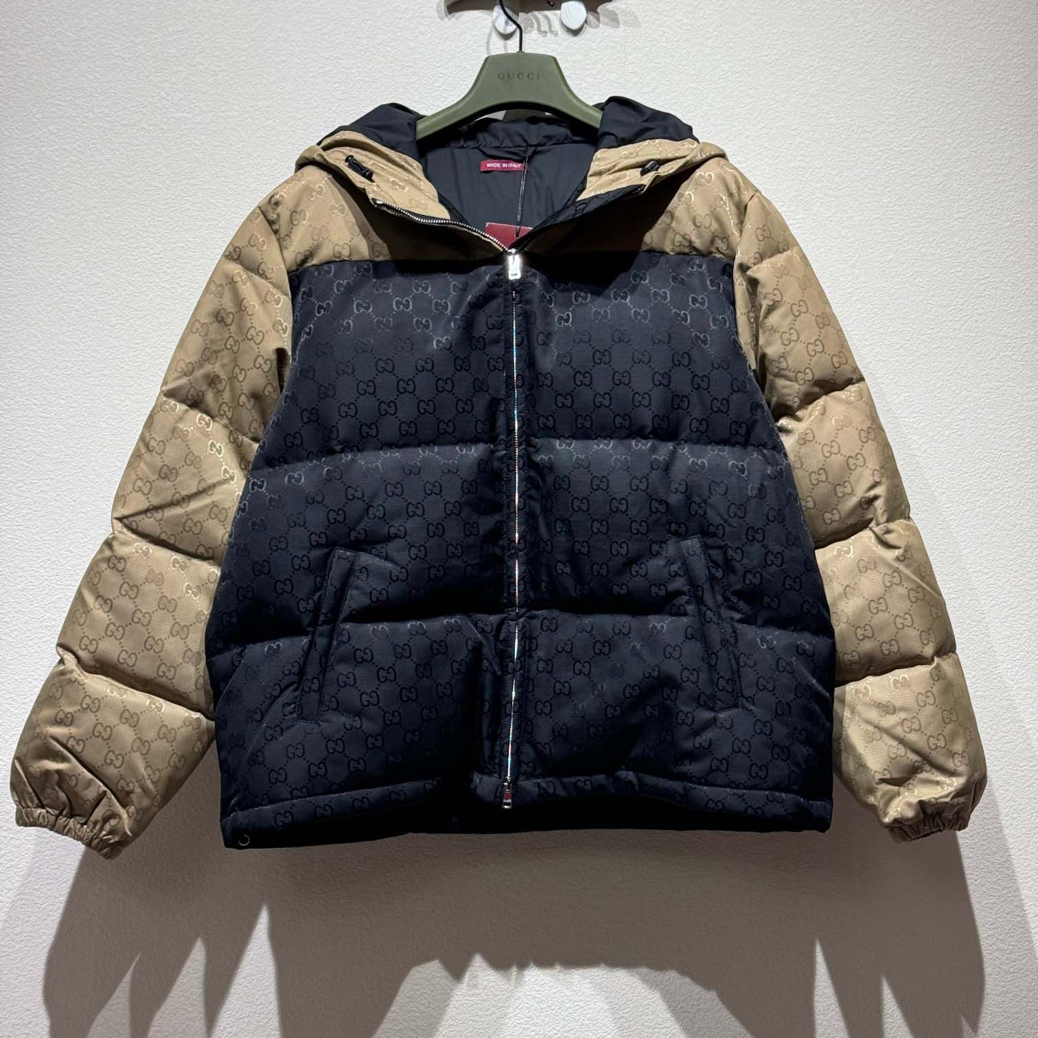 Gucci GG Canvas Puffer Jacket - FashionPlug