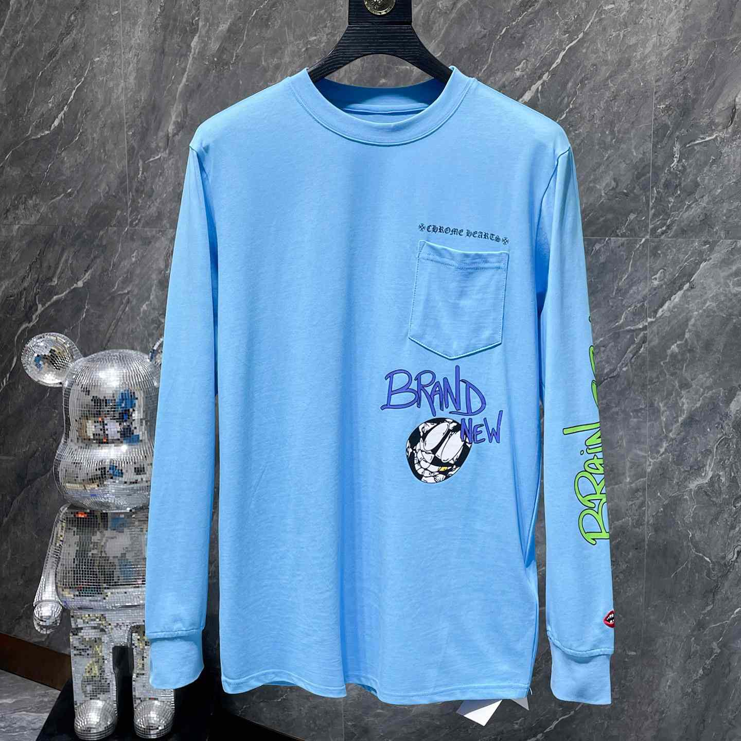 Chrome Hearts Matty Boy Link Long-sleeved Tee - FashionPlug