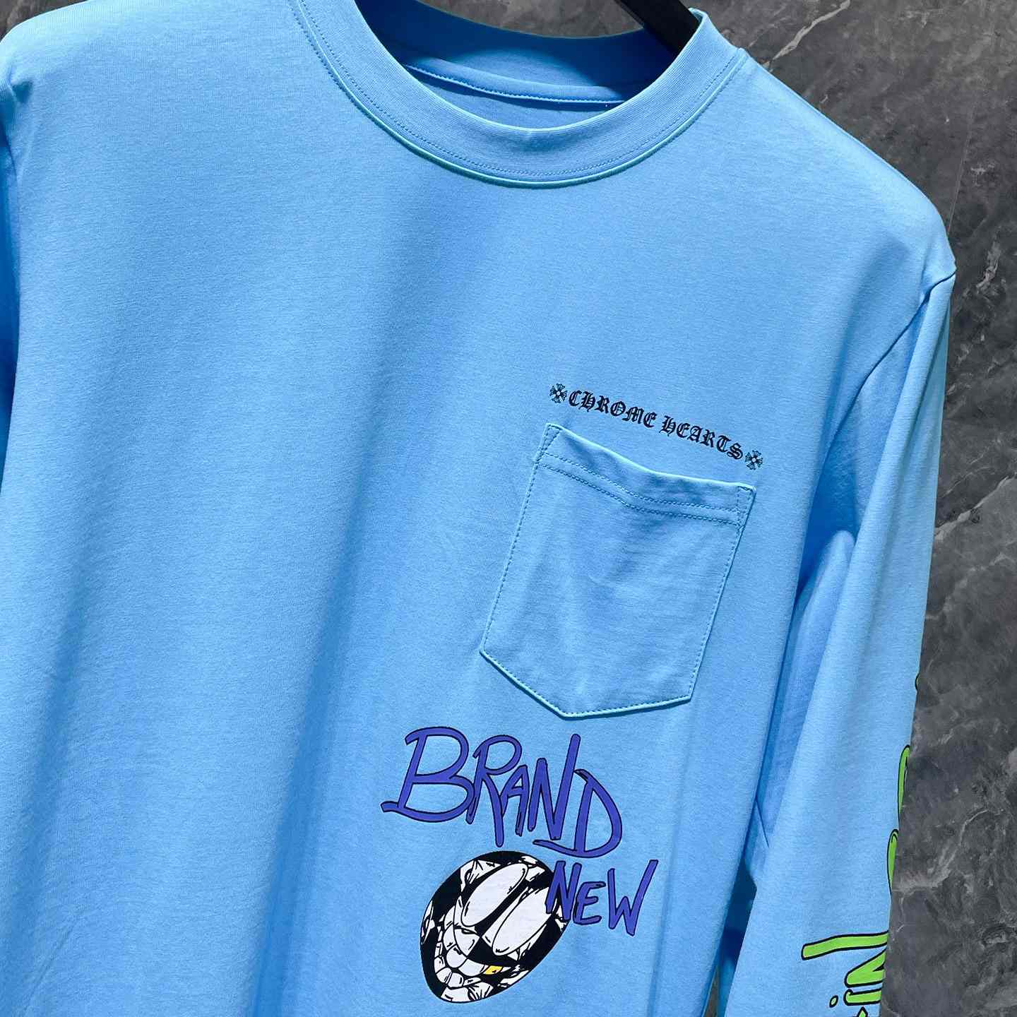 Chrome Hearts Matty Boy Link Long-sleeved Tee - FashionPlug