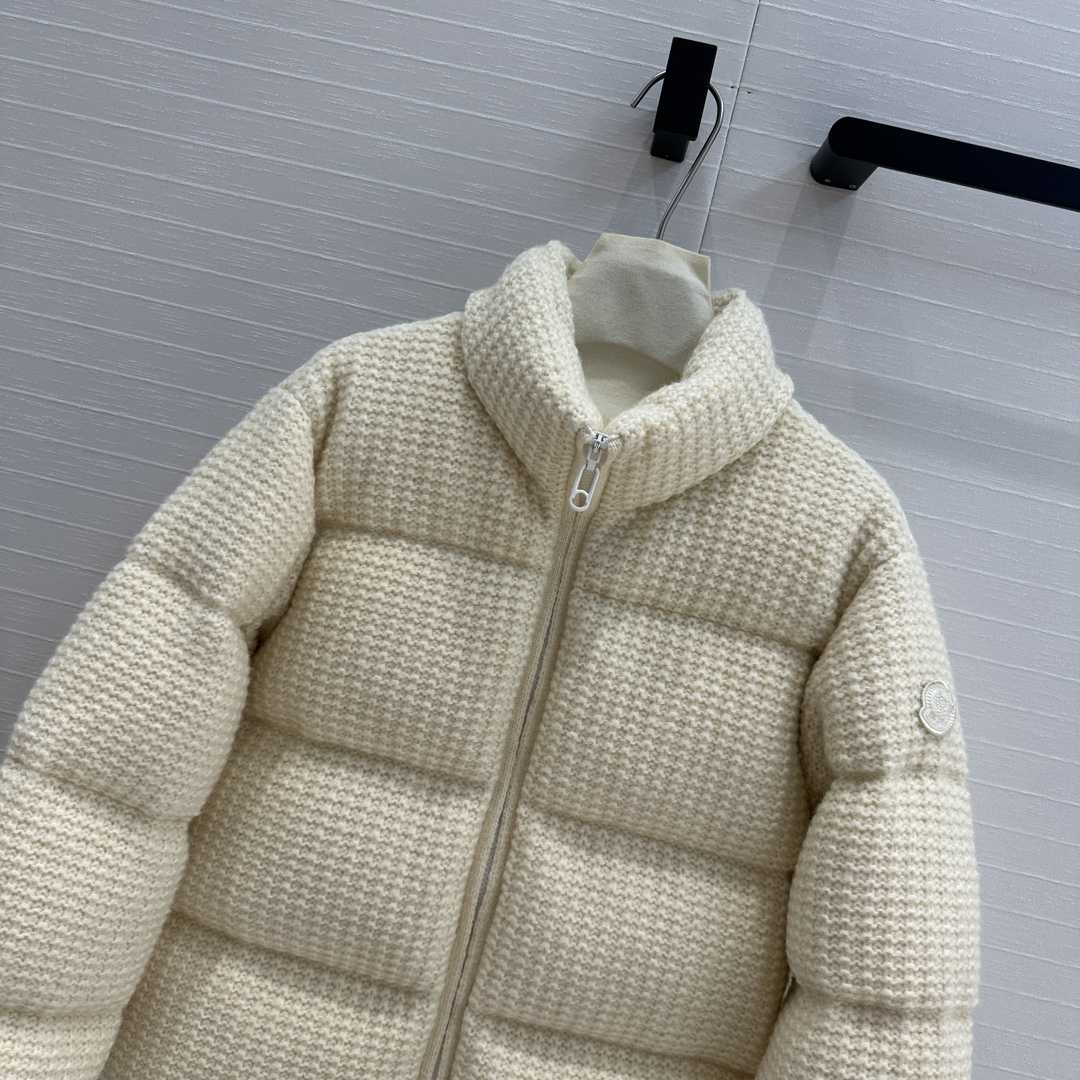Moncler Padded Wool & Alpaca Zip-Up Cardigan - FashionPlug