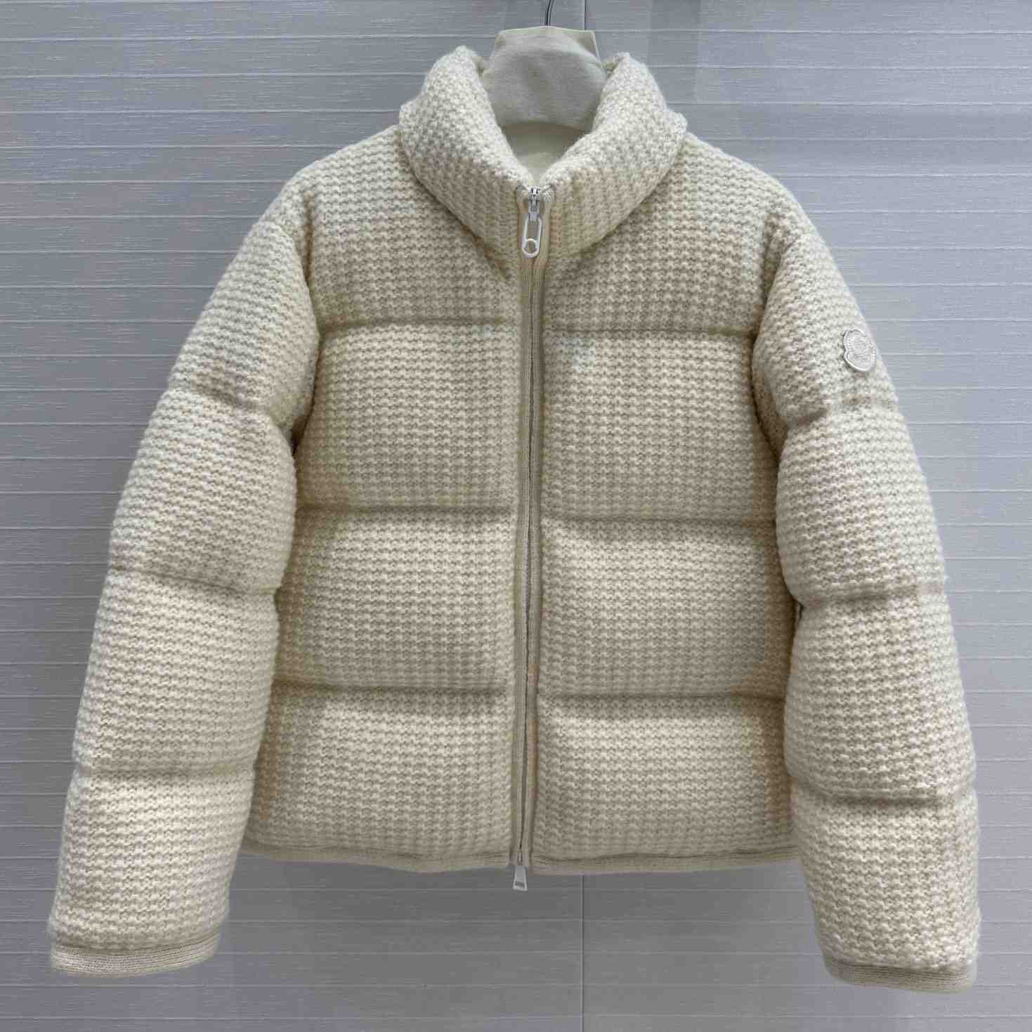 Moncler Padded Wool & Alpaca Zip-Up Cardigan - FashionPlug