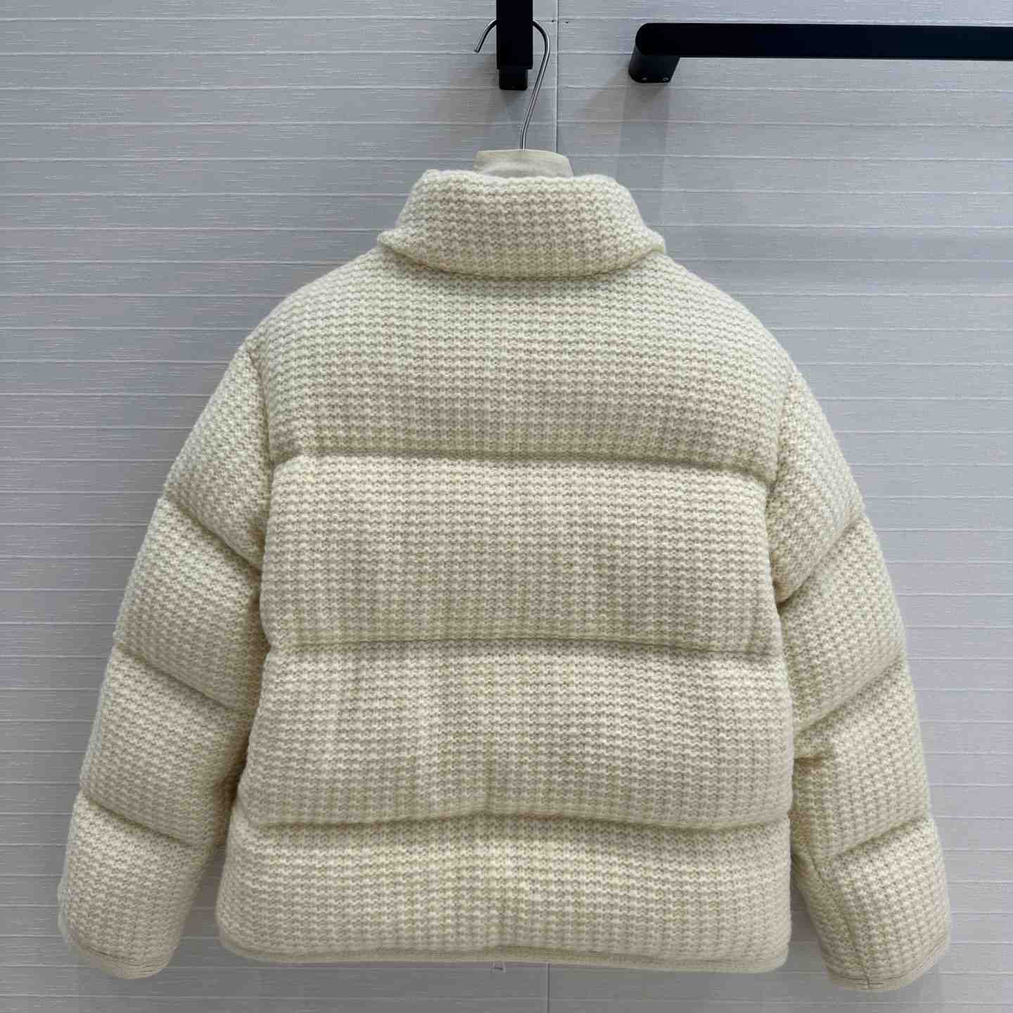 Moncler Padded Wool & Alpaca Zip-Up Cardigan - FashionPlug