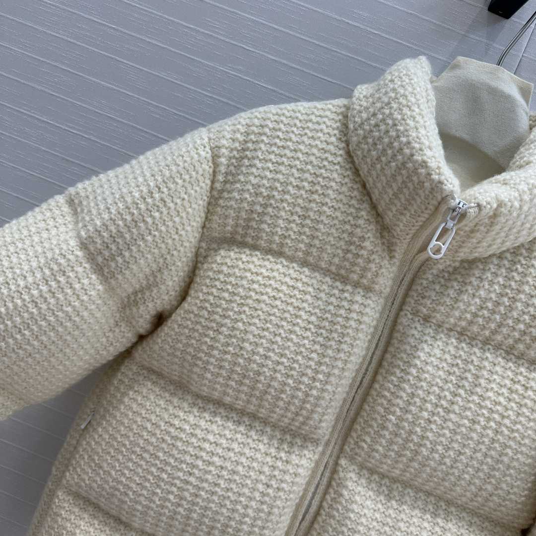 Moncler Padded Wool & Alpaca Zip-Up Cardigan - FashionPlug