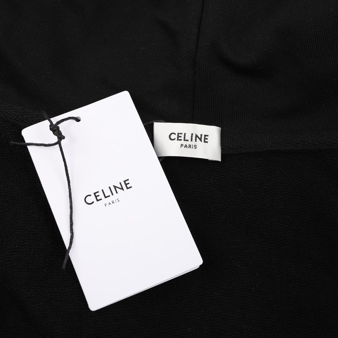 Celine Cotton Hoodie - FashionPlug