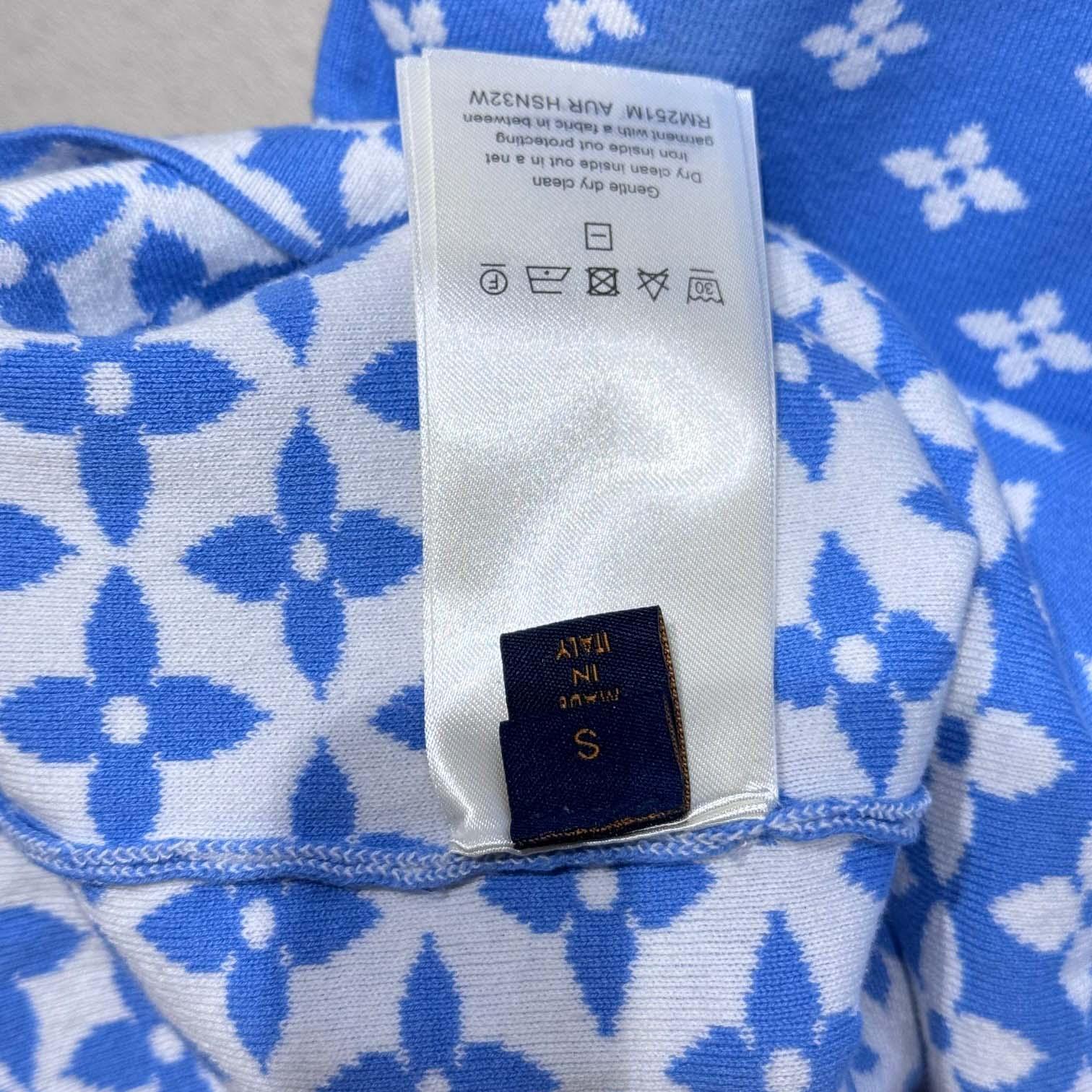 Louis Vuitton Knitted Cotton T-Shirt  1AGJUM - FashionPlug