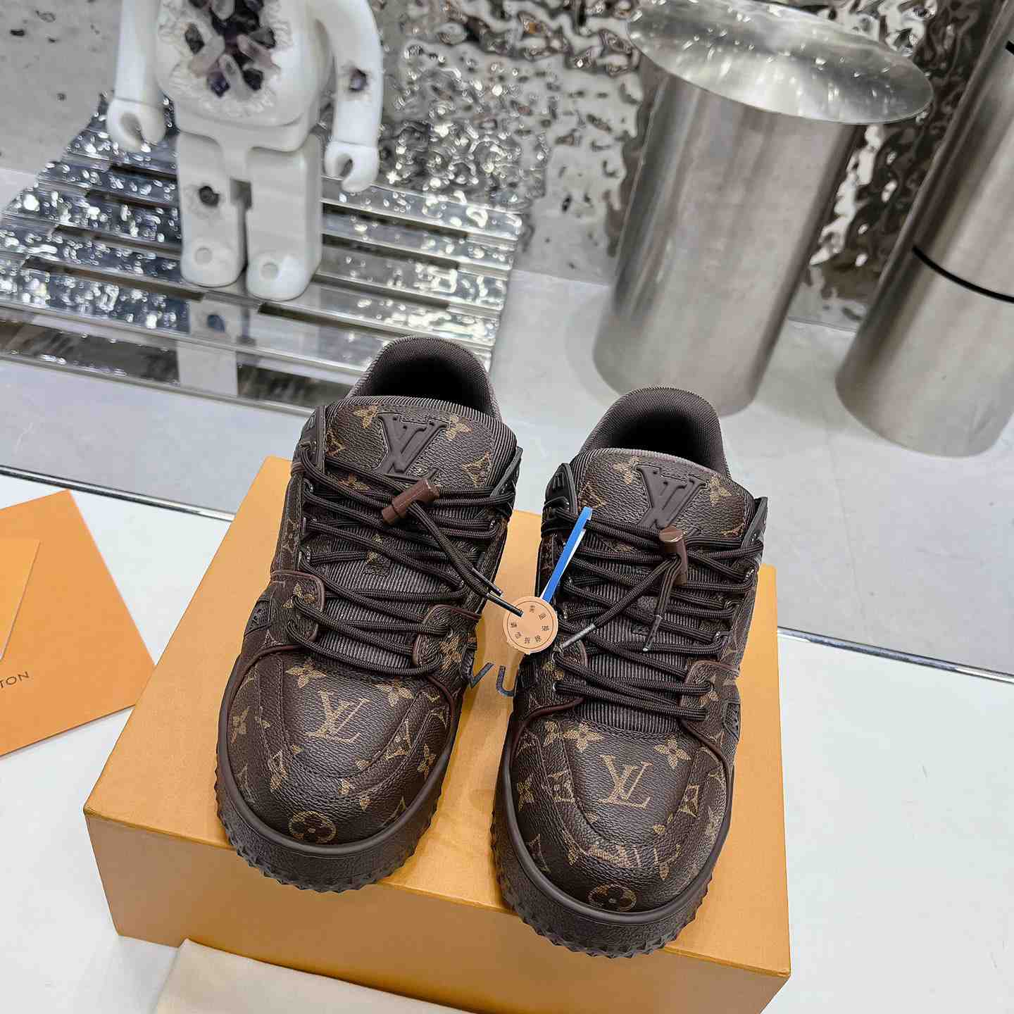Louis Vuitton LV Trainer Maxi Sneaker - FashionPlug