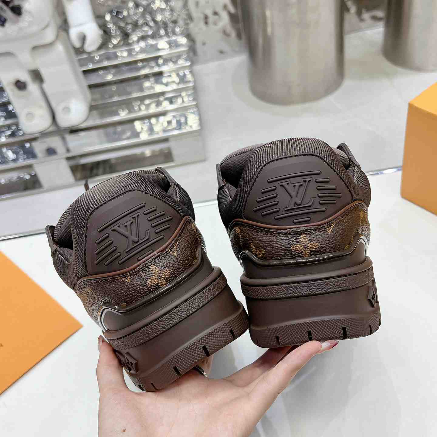 Louis Vuitton LV Trainer Maxi Sneaker - FashionPlug