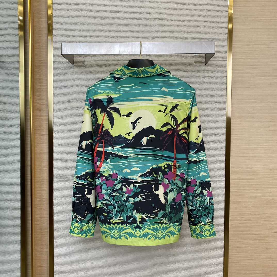 Louis Vuitton Long-Sleeved Cotton Shirt   - FashionPlug