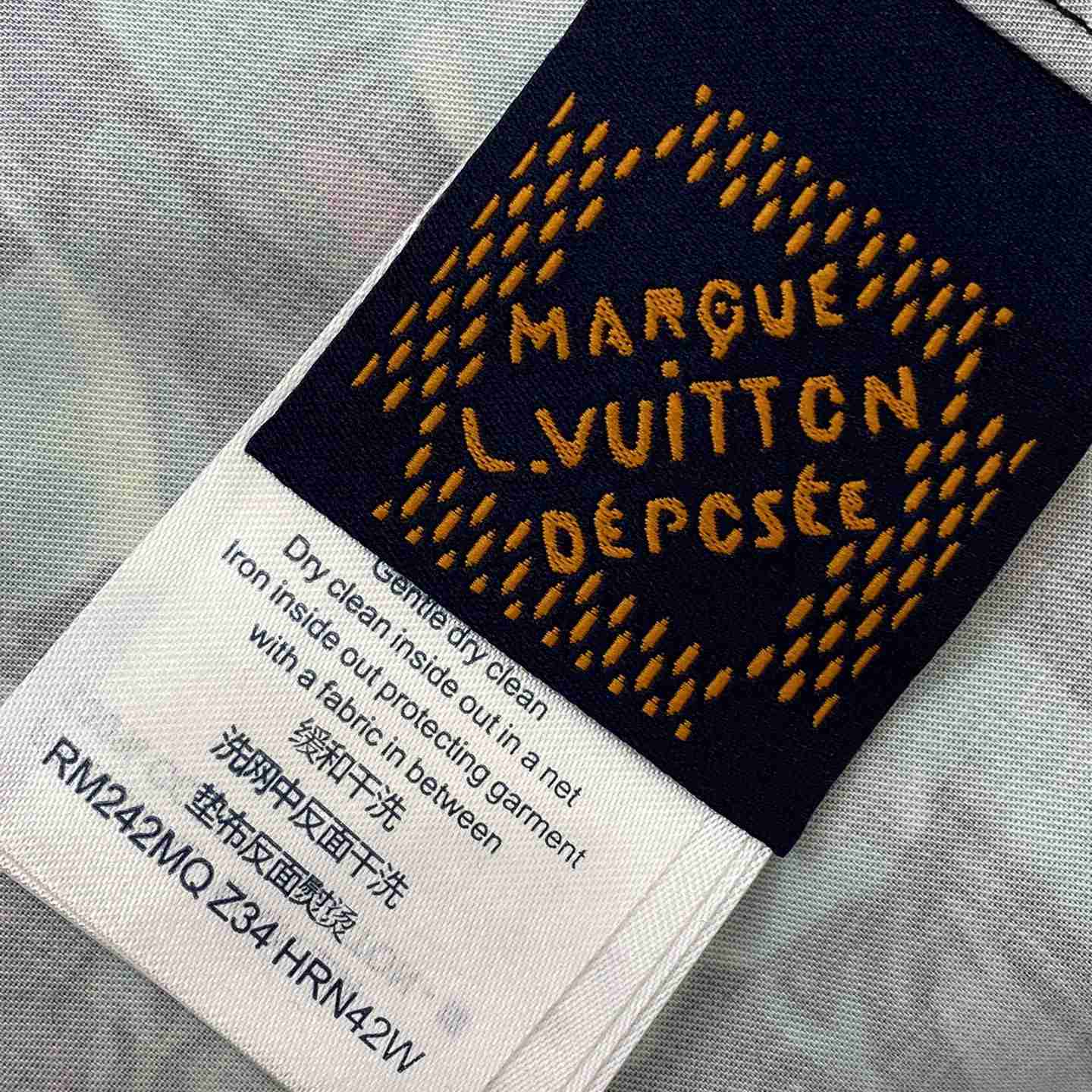 Louis Vuitton Long-Sleeved Cotton Shirt   - FashionPlug