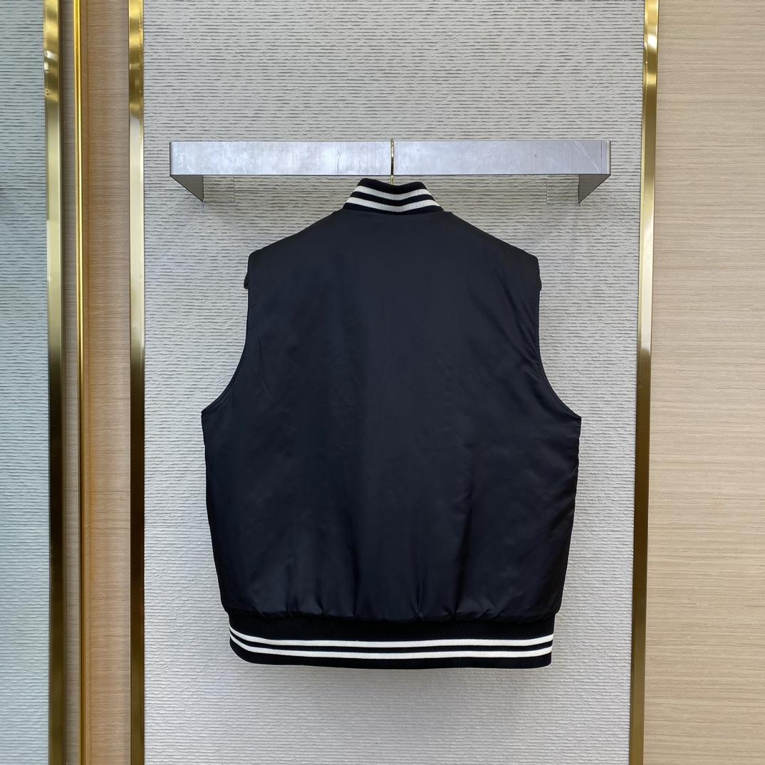 Prada Black Re-Nylon Vest - FashionPlug