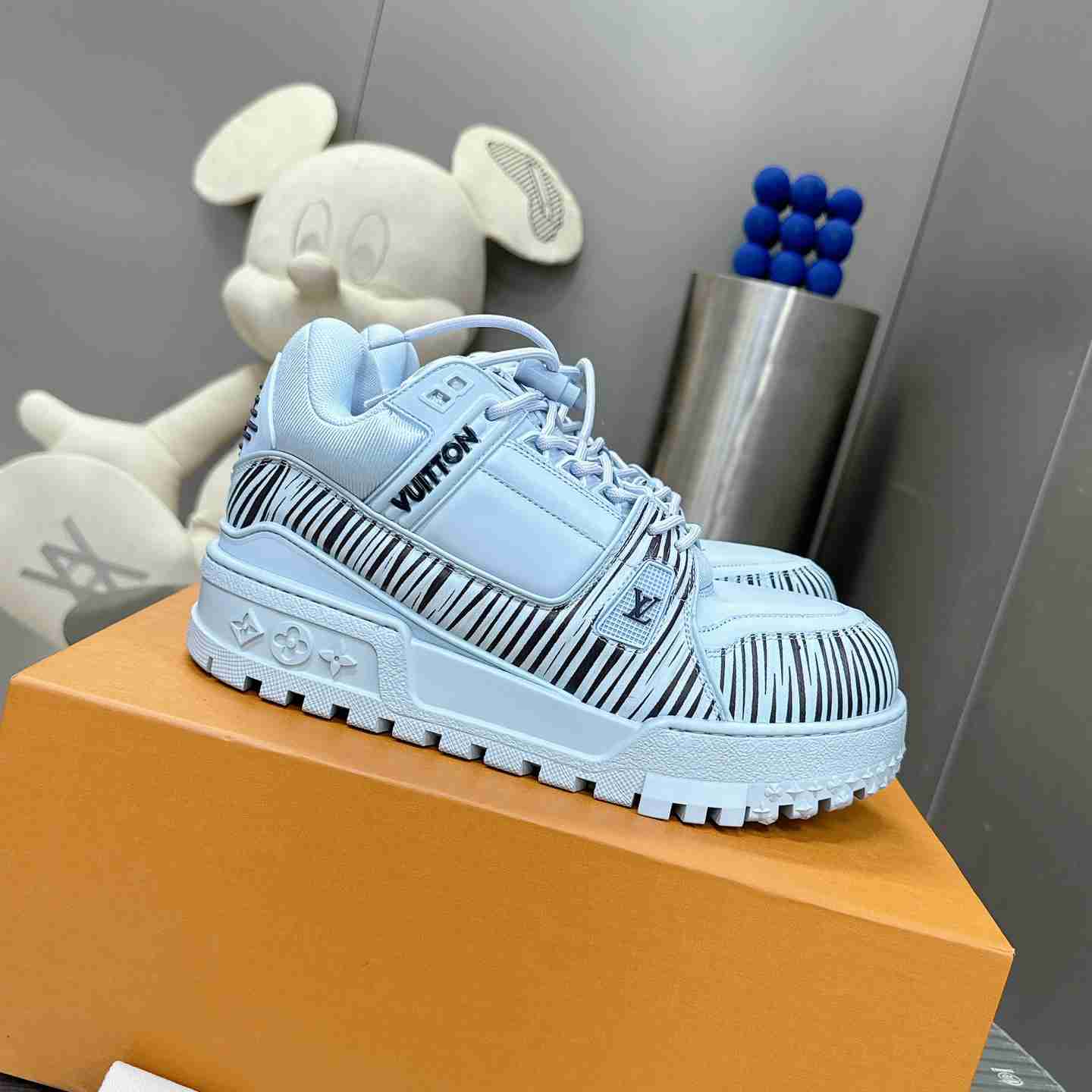 Louis Vuitton LV x Park Seo-Bo LV Trainer Maxi Sneaker   1AD9VE - FashionPlug