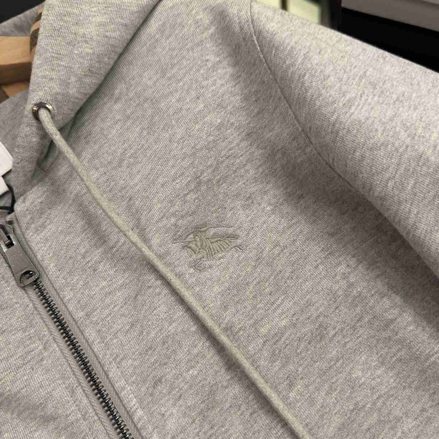 Burberry Cotton Zip Hoodie - FashionPlug