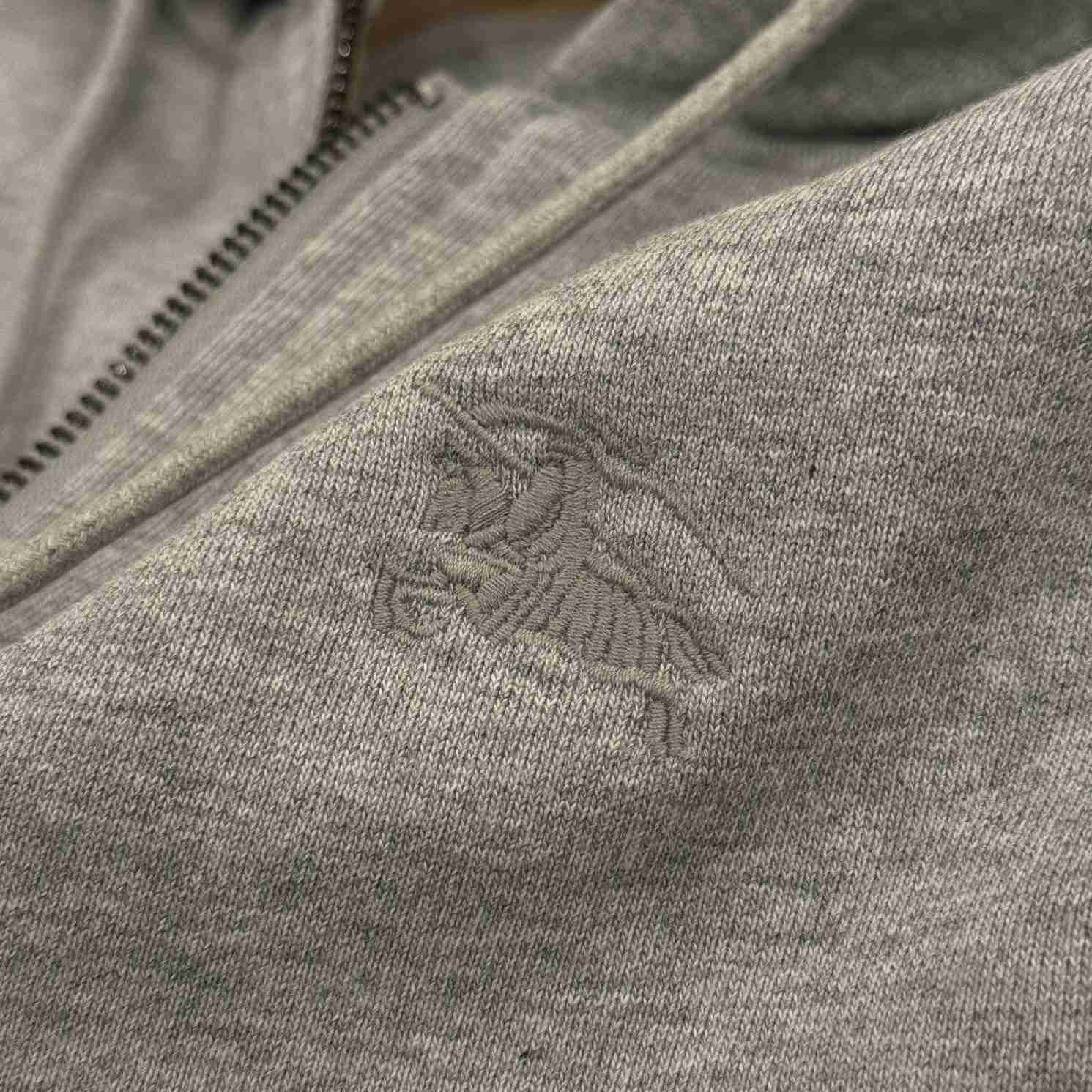 Burberry Cotton Zip Hoodie - FashionPlug