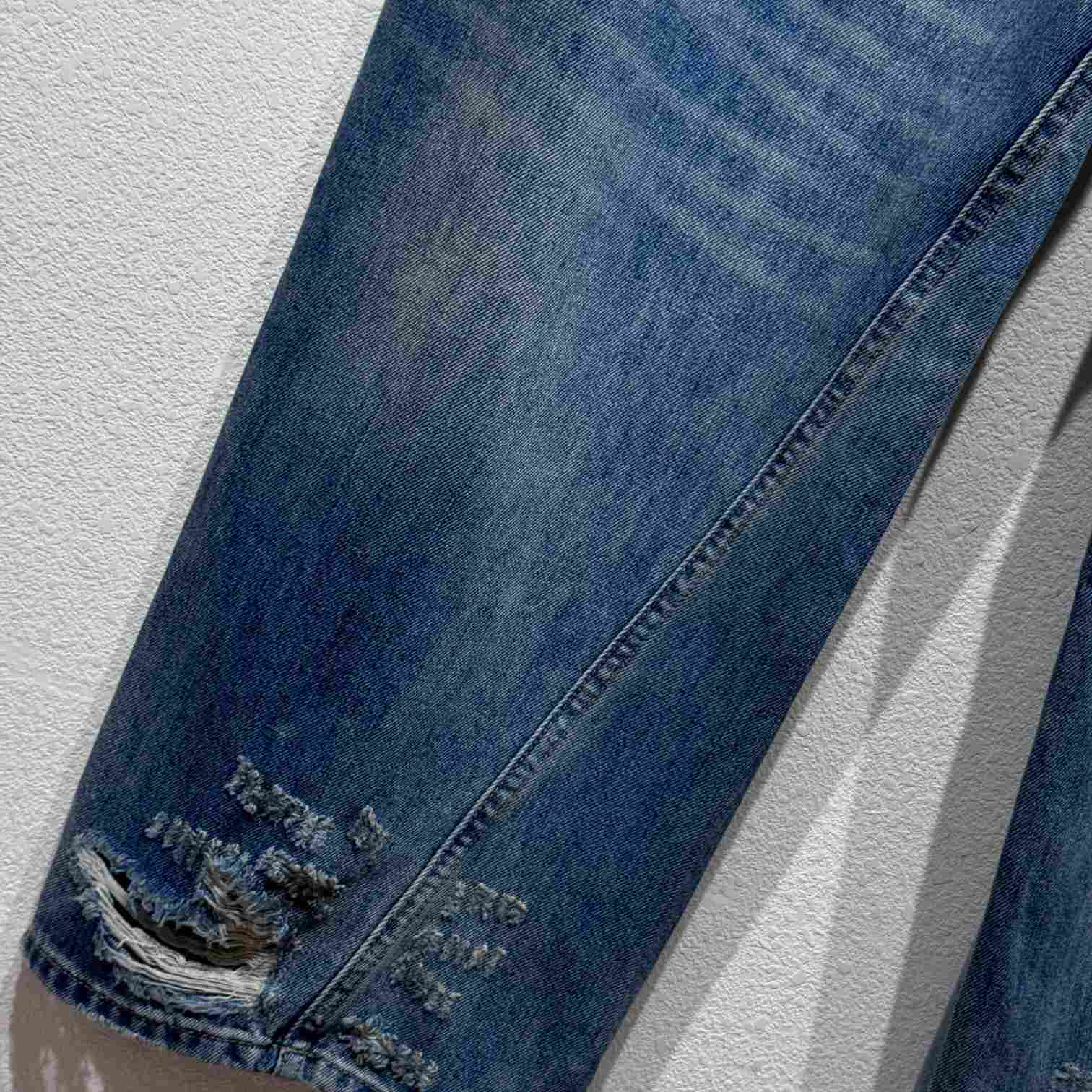 Balenciaga Twisted Wide-leg Jeans  - FashionPlug