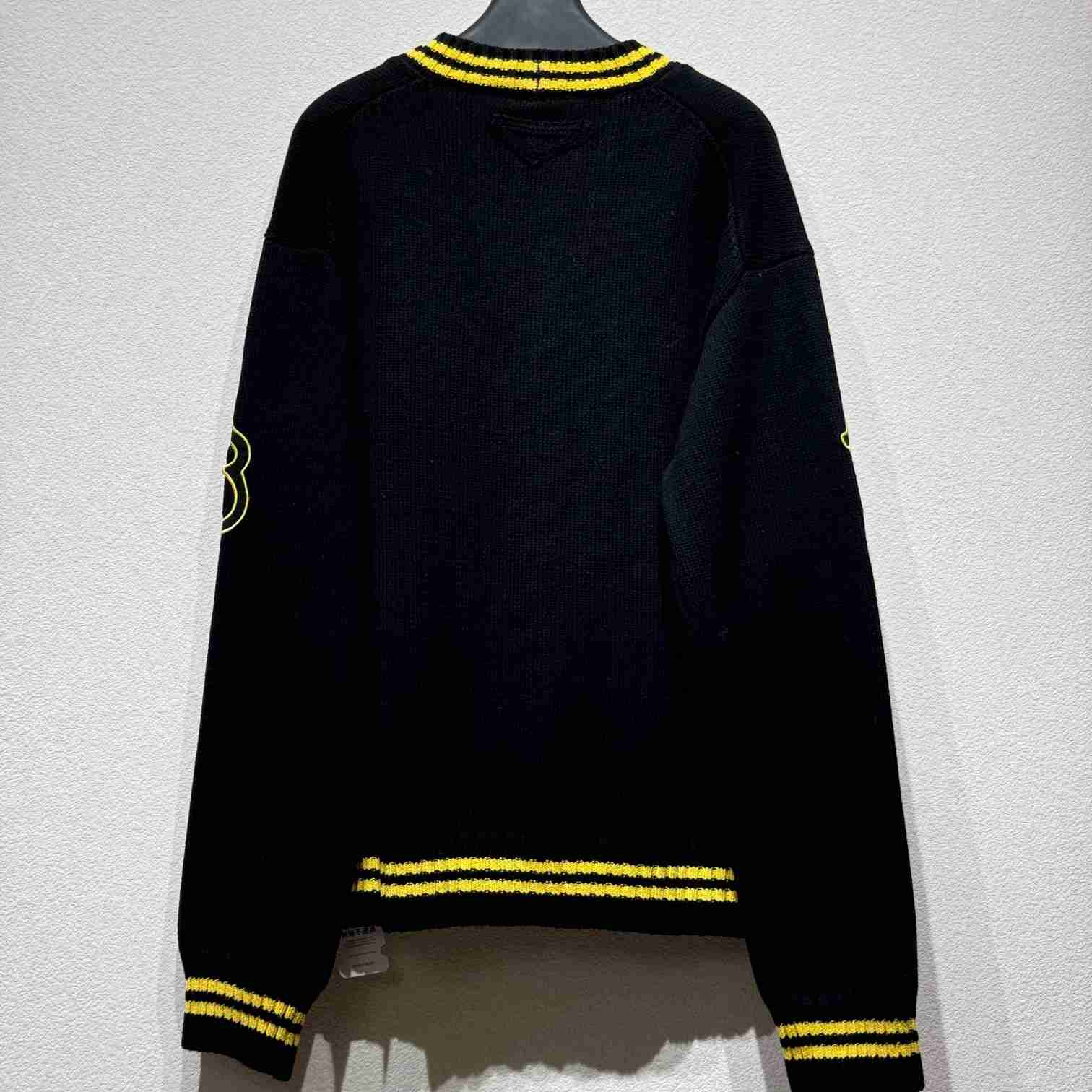 Prada Wool And Cashmere Cardigan - FashionPlug