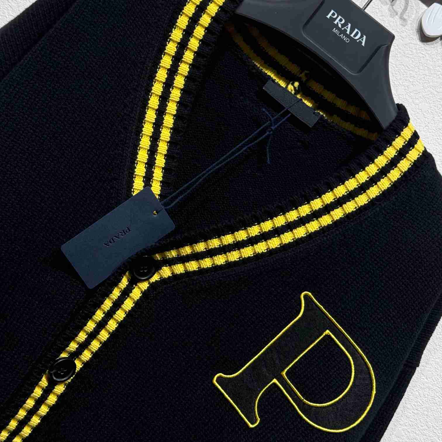 Prada Wool And Cashmere Cardigan - FashionPlug