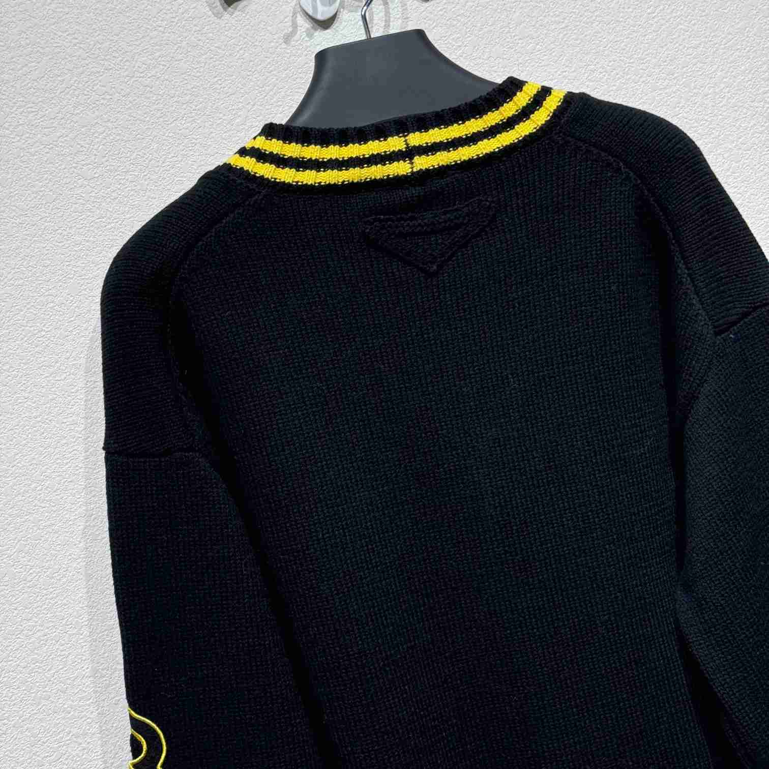 Prada Wool And Cashmere Cardigan - FashionPlug
