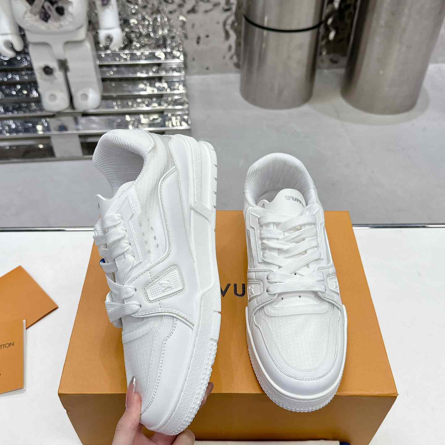 Louis Vuitton LV Trainer Sneaker   1AD6T4 - FashionPlug