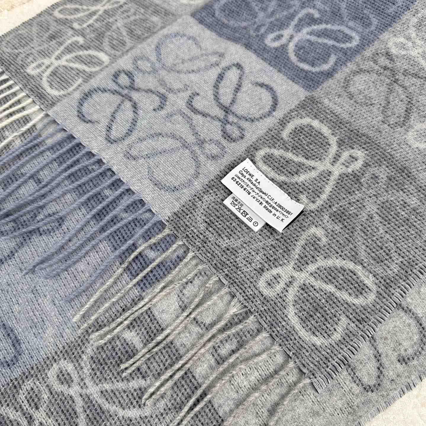 Loewe Scarf In Wool And Cashmere - FashionPlug