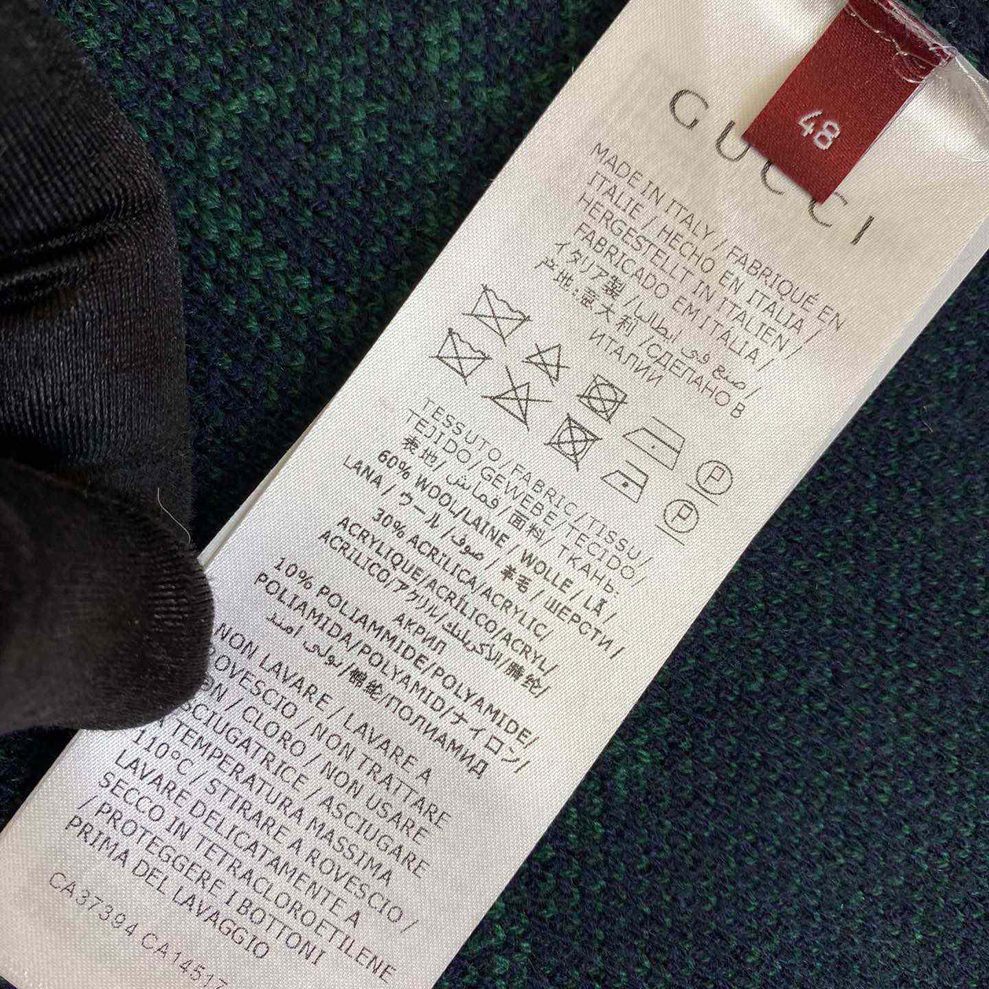 Gucci GG Degradé Wool Jacquard Cardigan  - FashionPlug