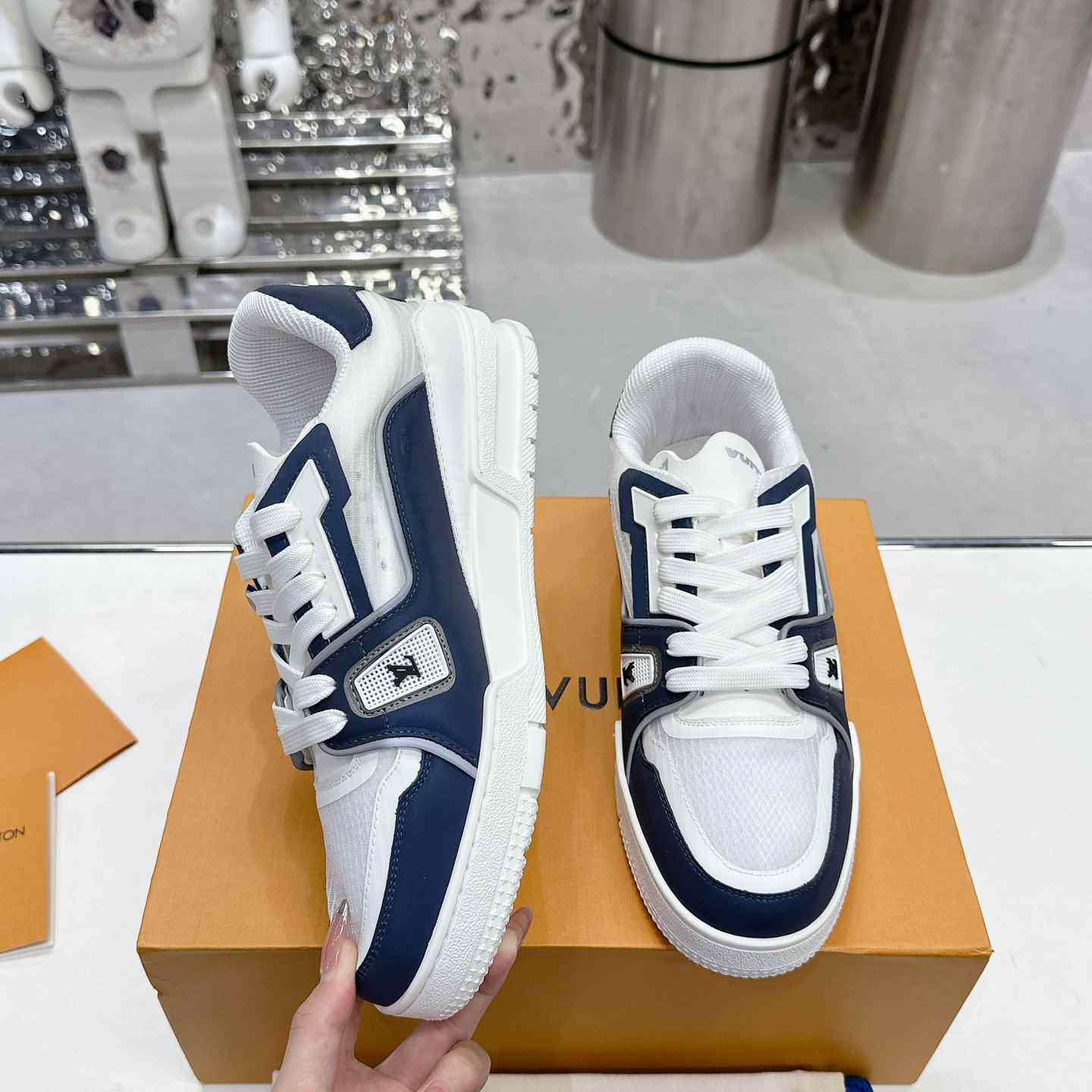 Louis Vuitton LV Trainer Sneaker   1AD6TJ - FashionPlug