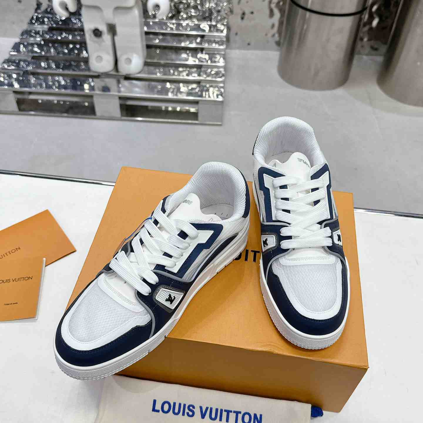 Louis Vuitton LV Trainer Sneaker   1AD6TJ - FashionPlug