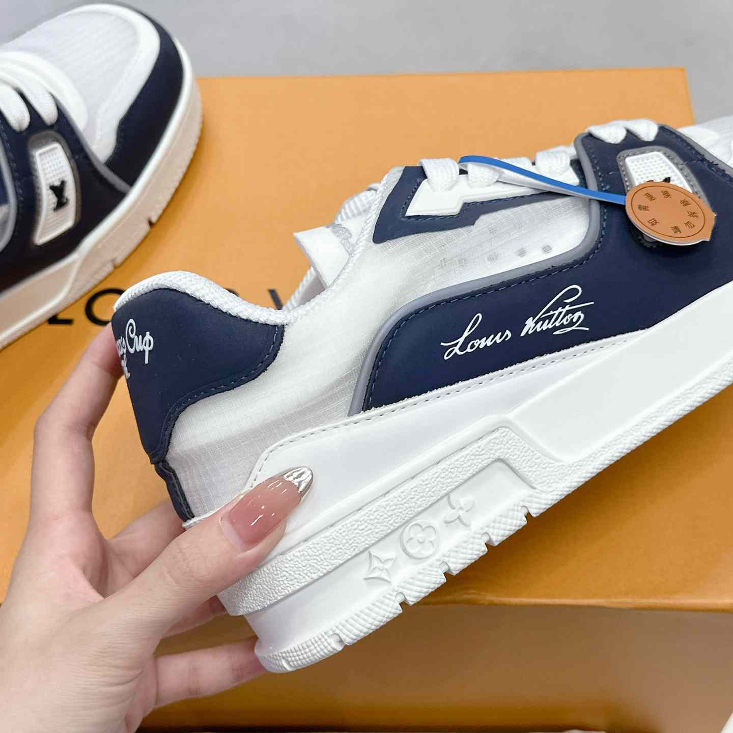Louis Vuitton LV Trainer Sneaker   1AD6TJ - FashionPlug