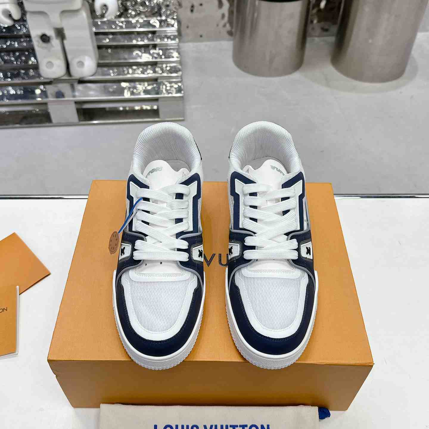 Louis Vuitton LV Trainer Sneaker   1AD6TJ - FashionPlug
