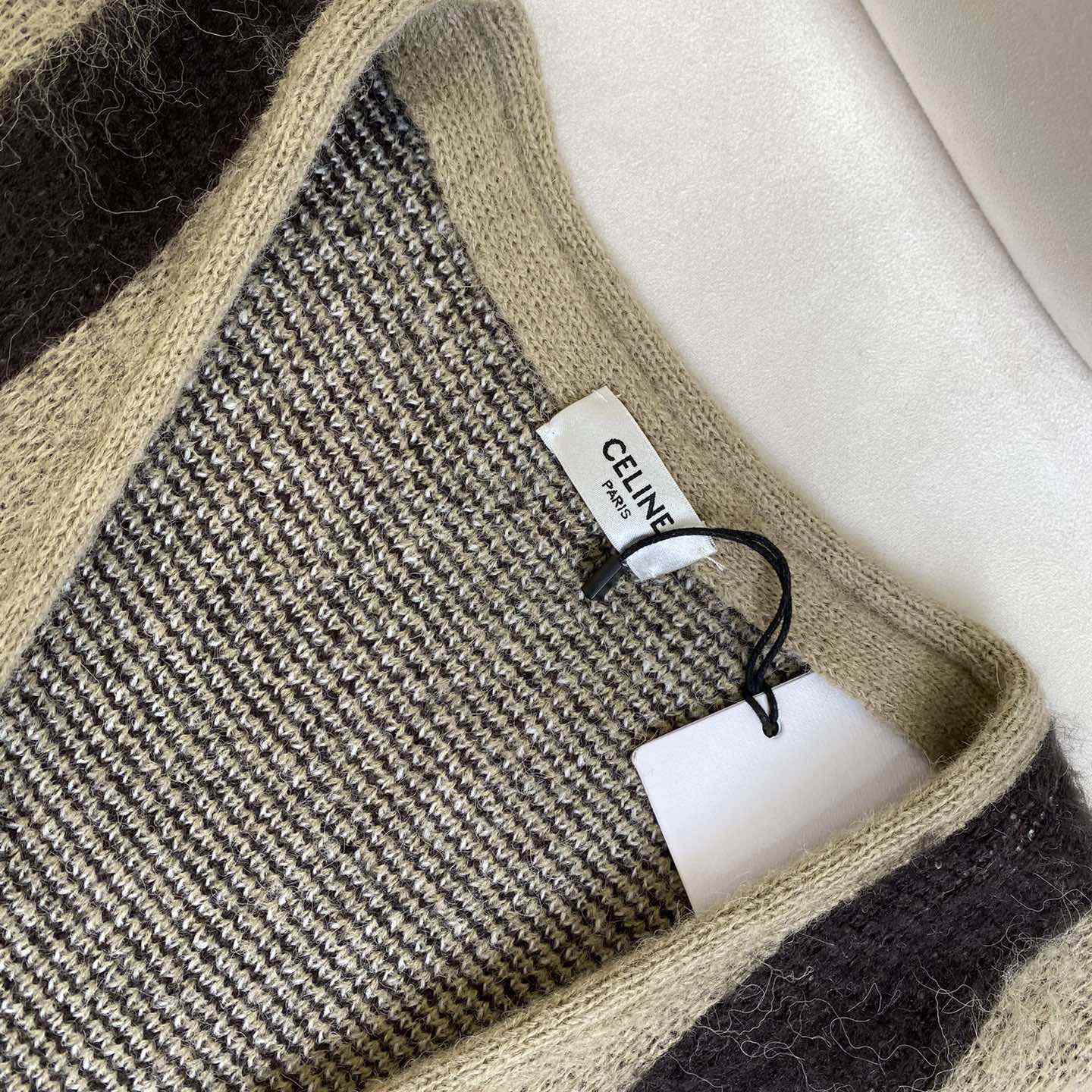 Celine Cardigan In Brushed Mohair - FashionPlug