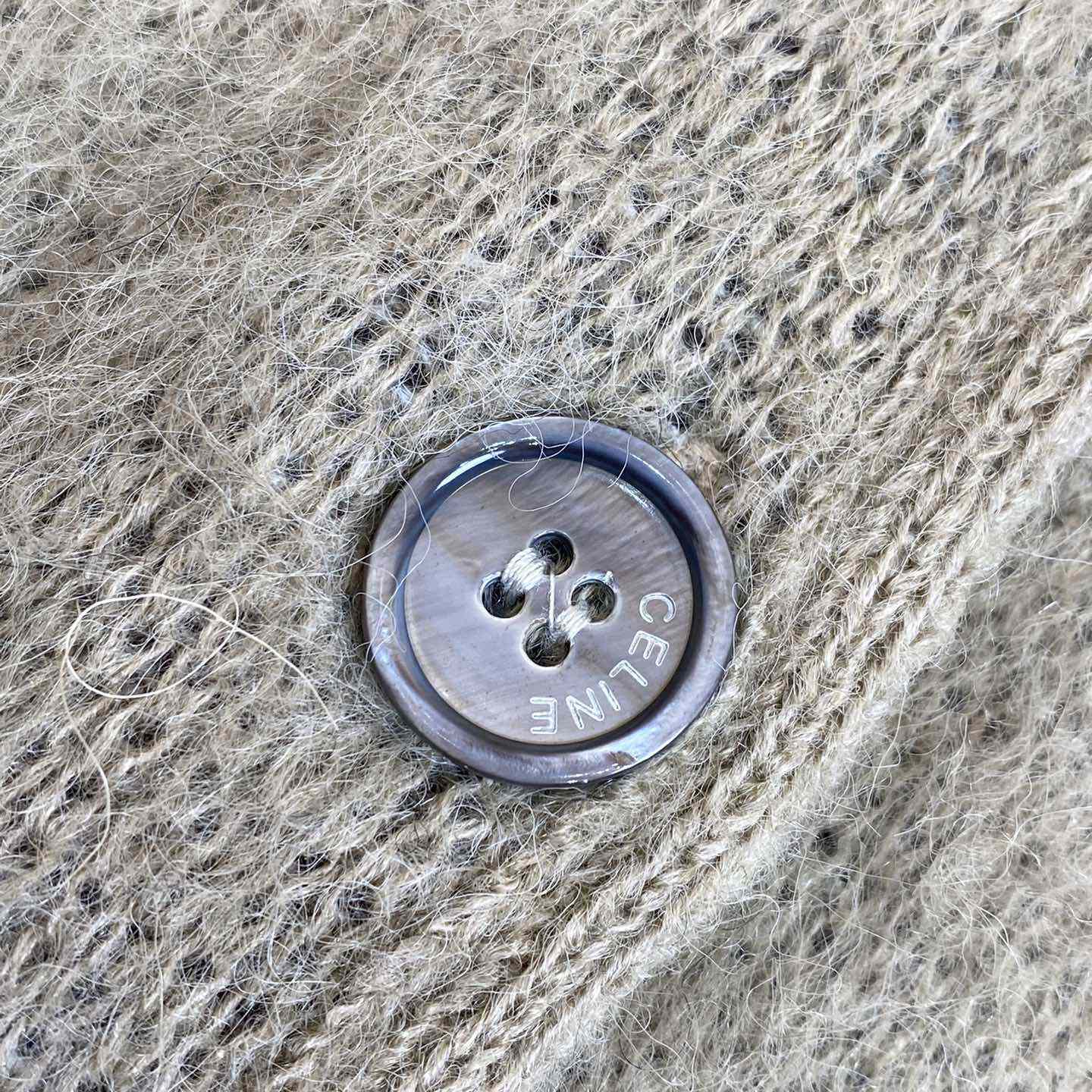 Celine Cardigan In Brushed Mohair - FashionPlug