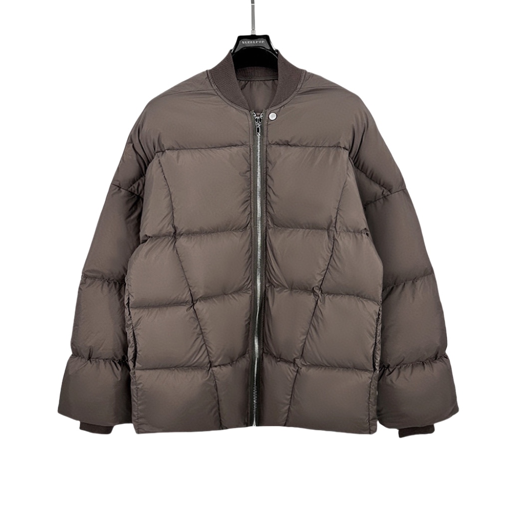 Rick Owens Zipped Padded Jacket - FashionPlug