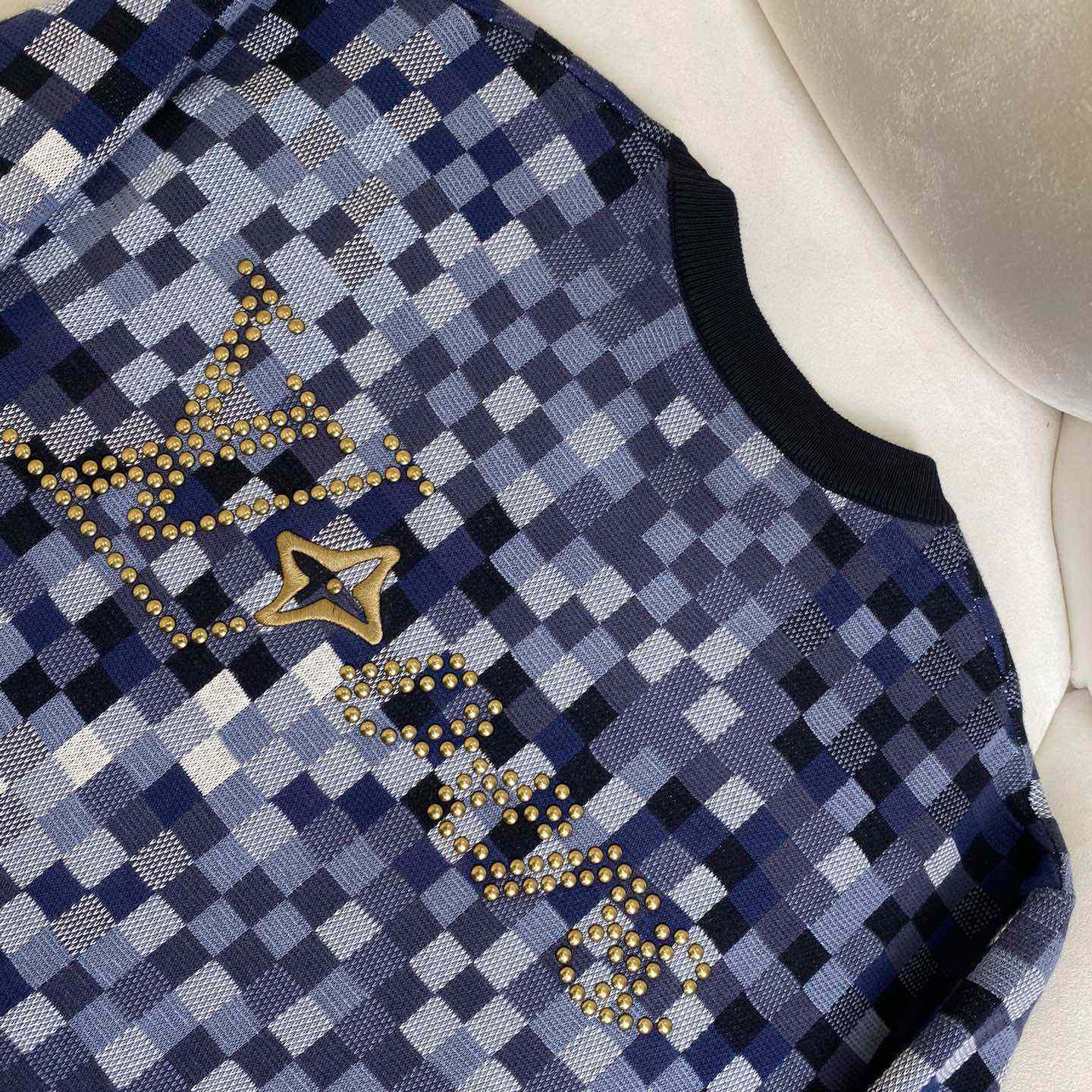 Louis Vuitton LV Vers Damoflage Jacquard Pullover   1AGHTQ - FashionPlug