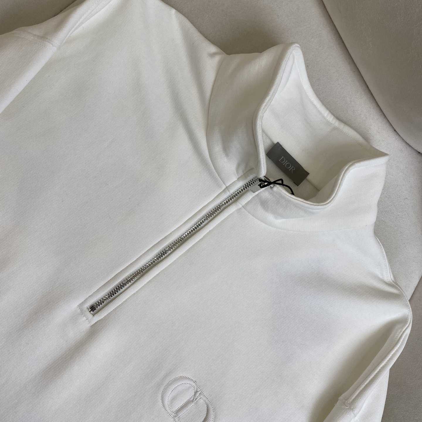 Dior CD Icon Half-Zip Sweatshirt   - FashionPlug
