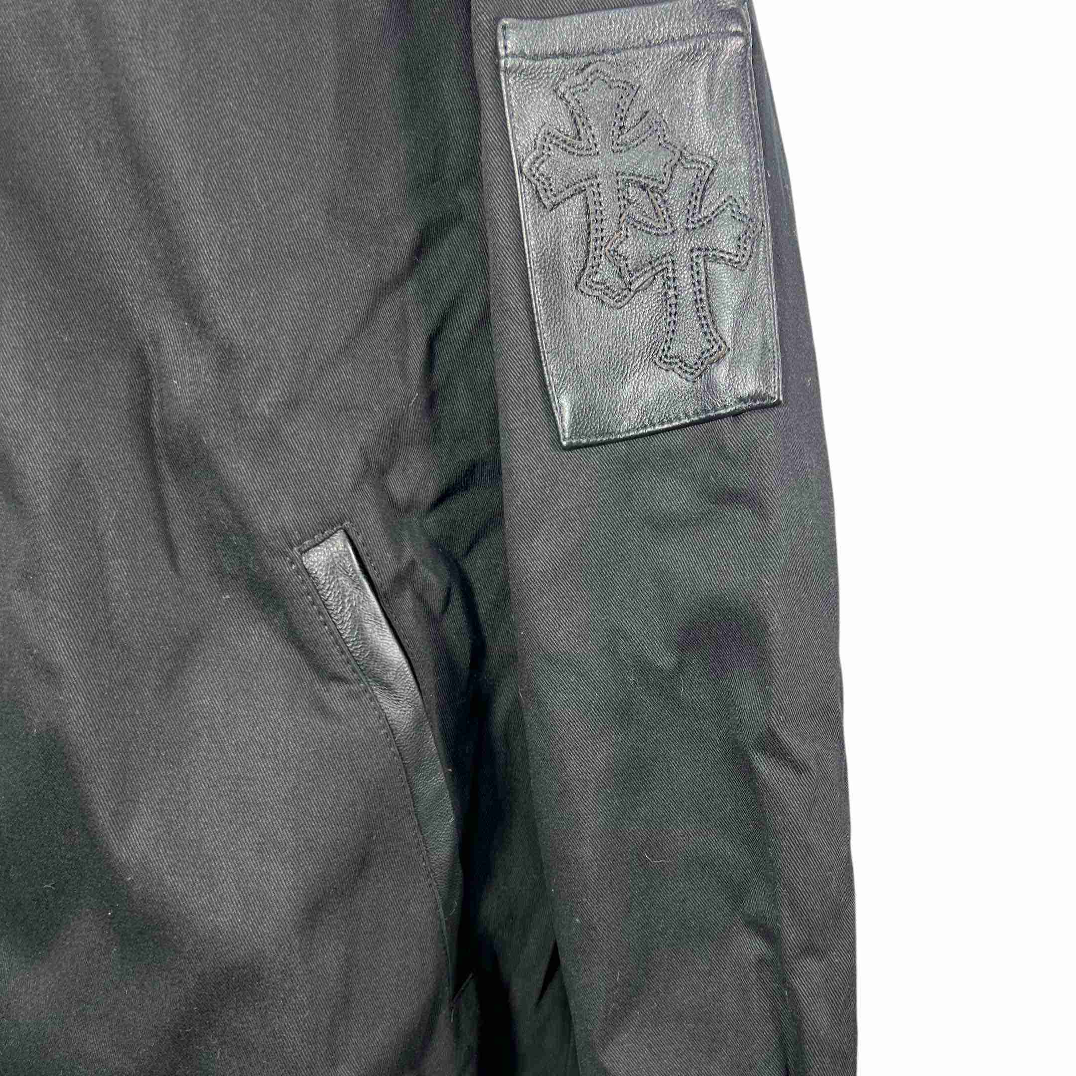 Chrome Hearts x Matty boy Print Canvas Work Jacket - FashionPlug