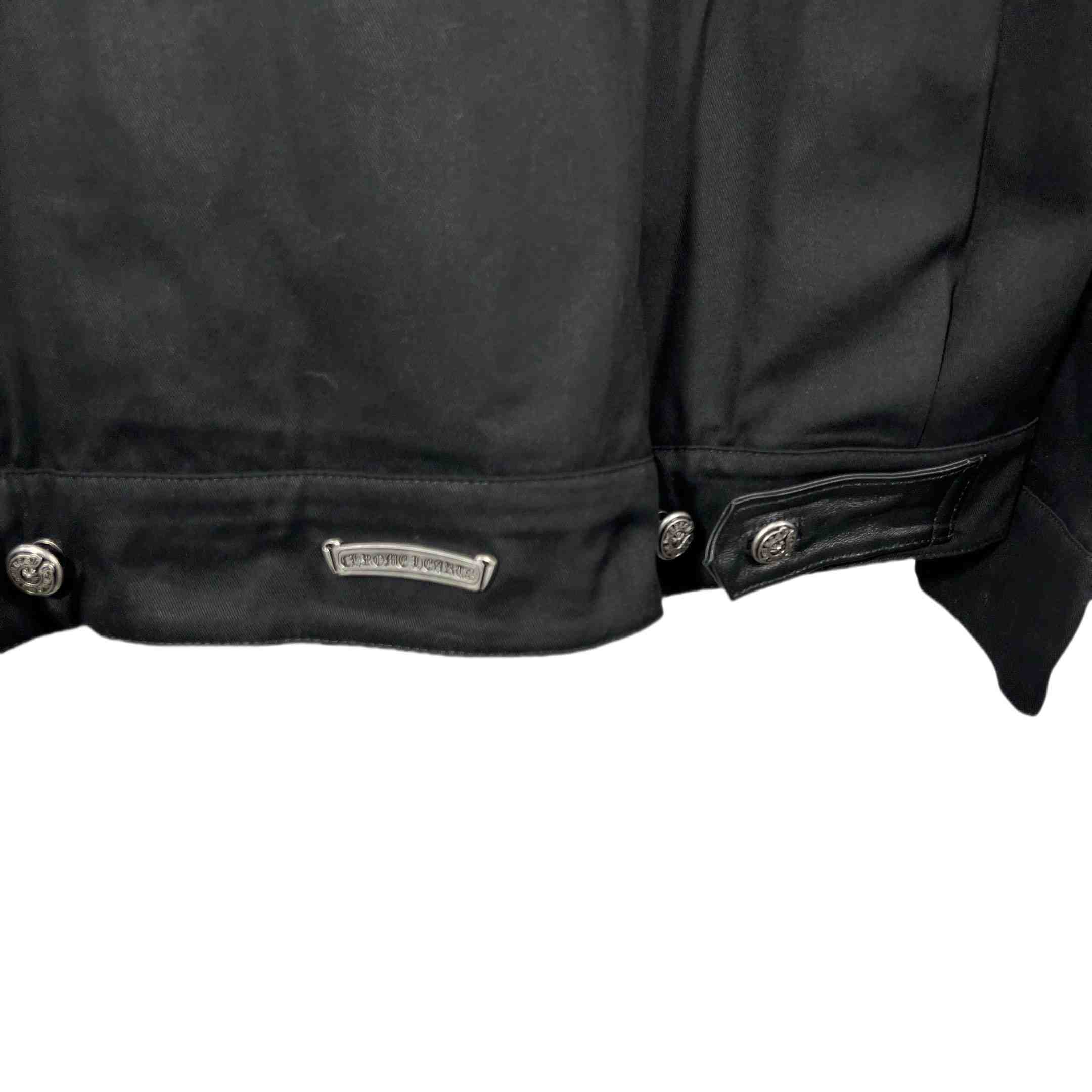 Chrome Hearts x Matty boy Print Canvas Work Jacket - FashionPlug