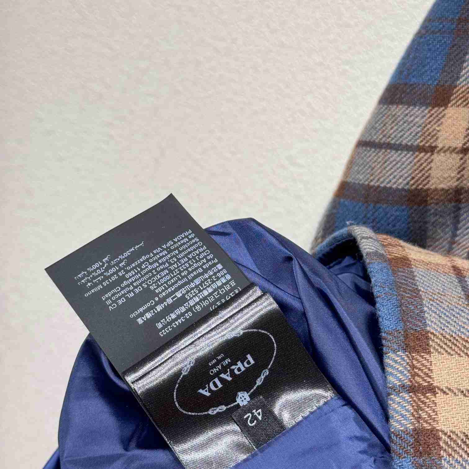 Prada Checked Wool Twill Lumberjack Jacket - FashionPlug