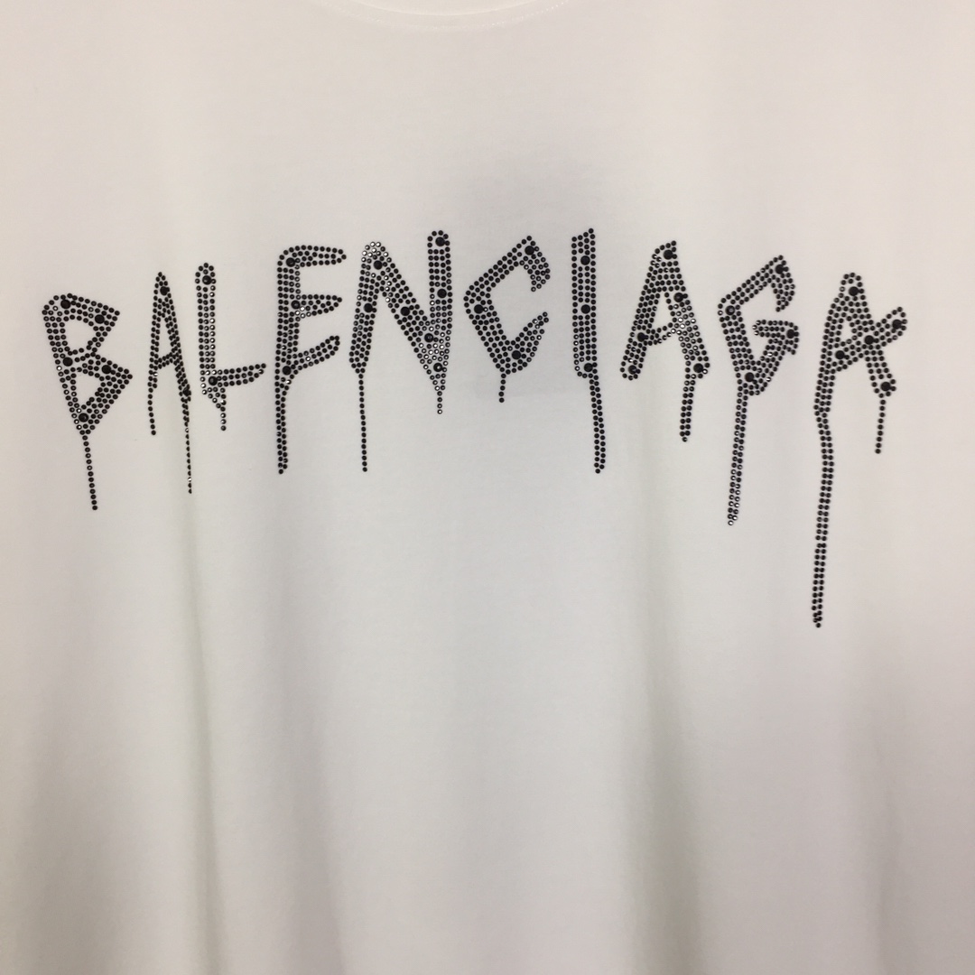 Balenciaga Logo T-Shirt - FashionPlug