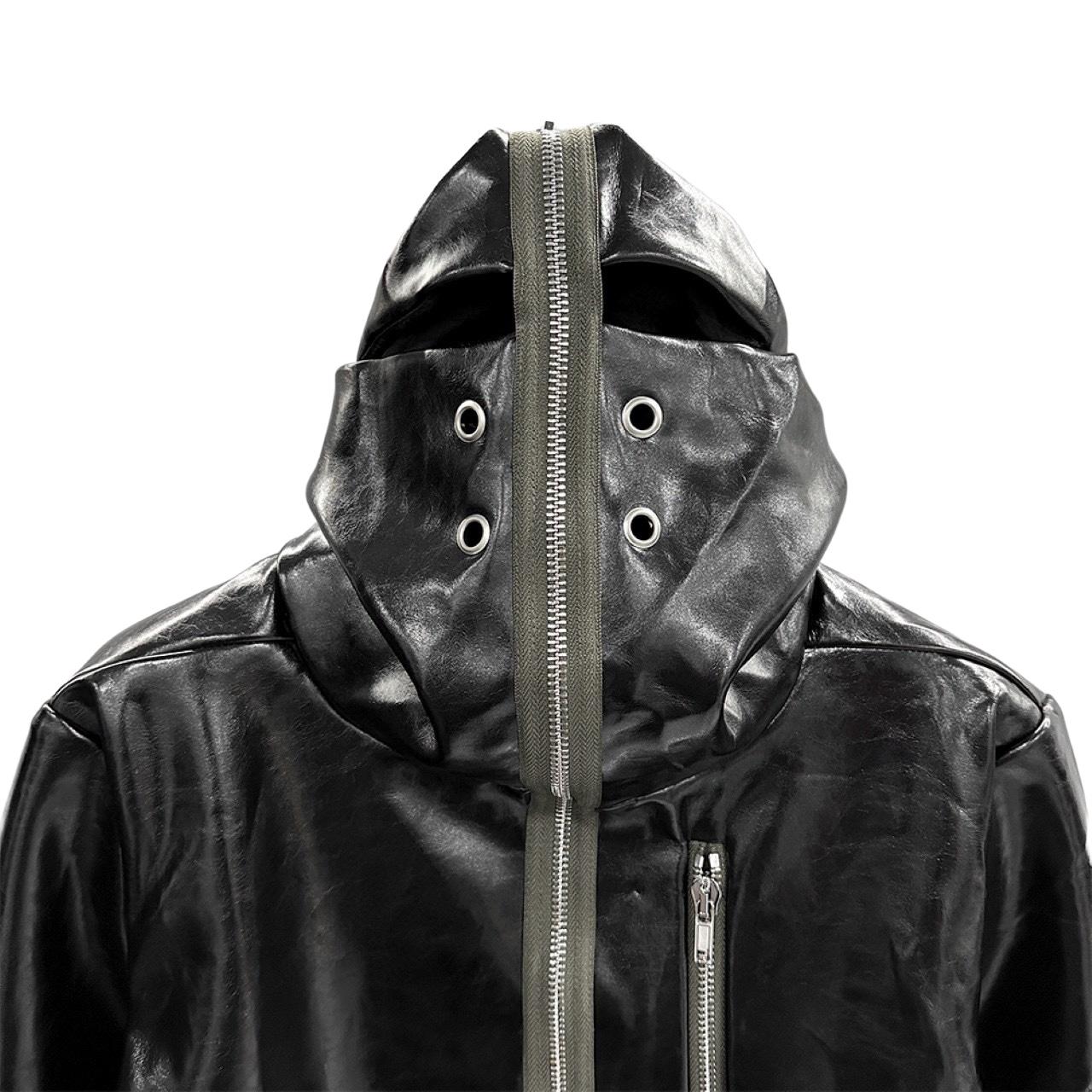 Rick Owens Leather Jacket - FashionPlug