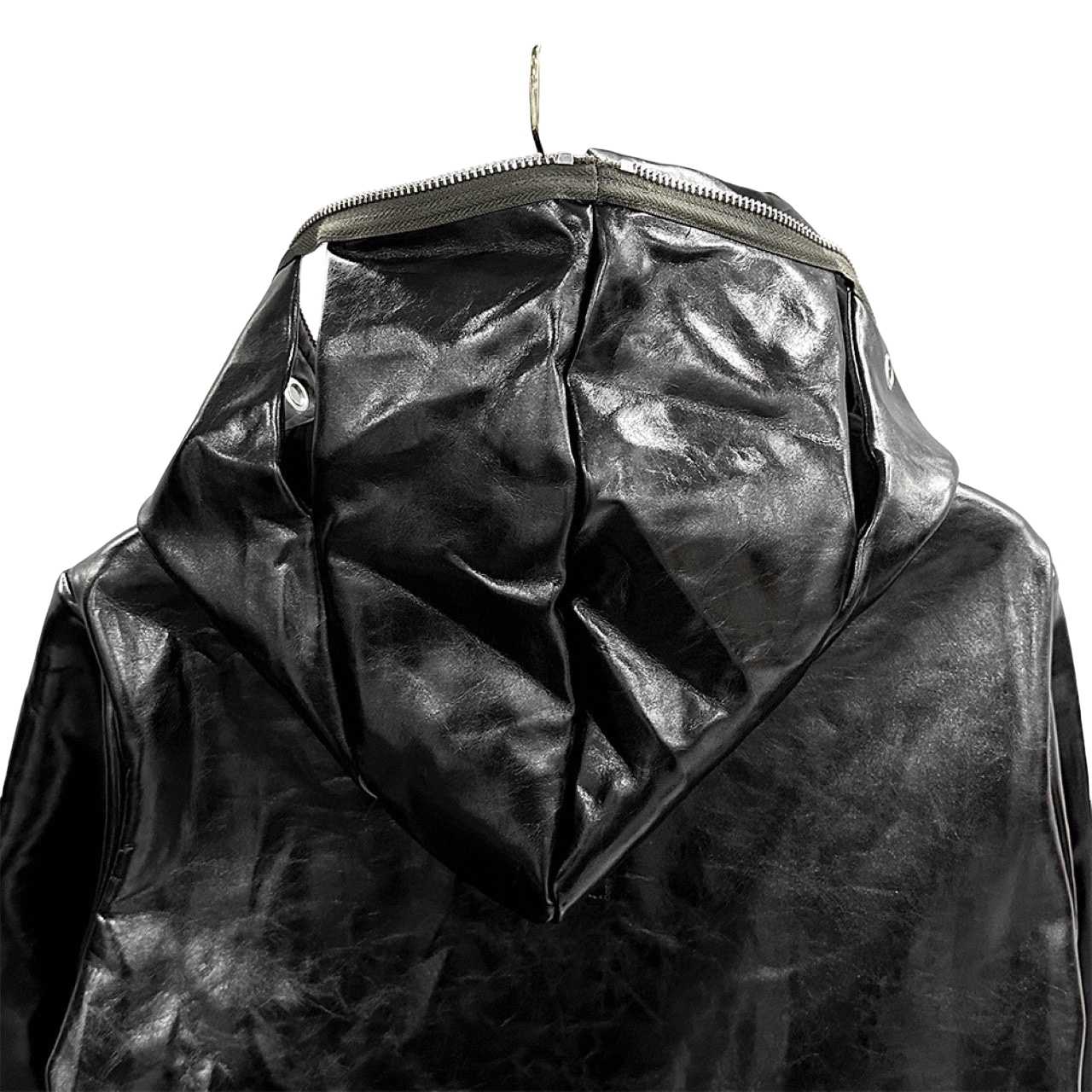 Rick Owens Leather Jacket - FashionPlug