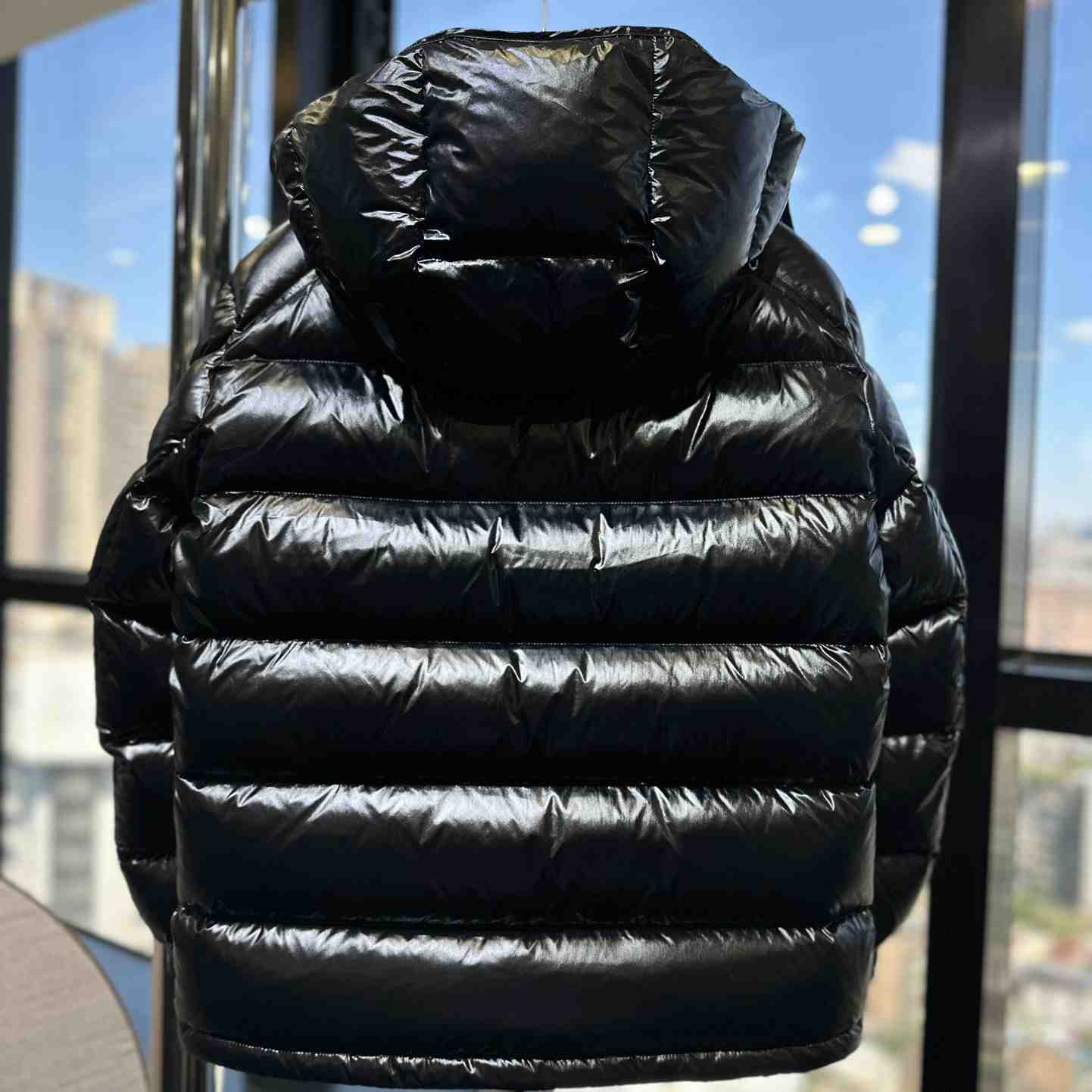 Moncler Maire Hooded Short Down Jacket - FashionPlug