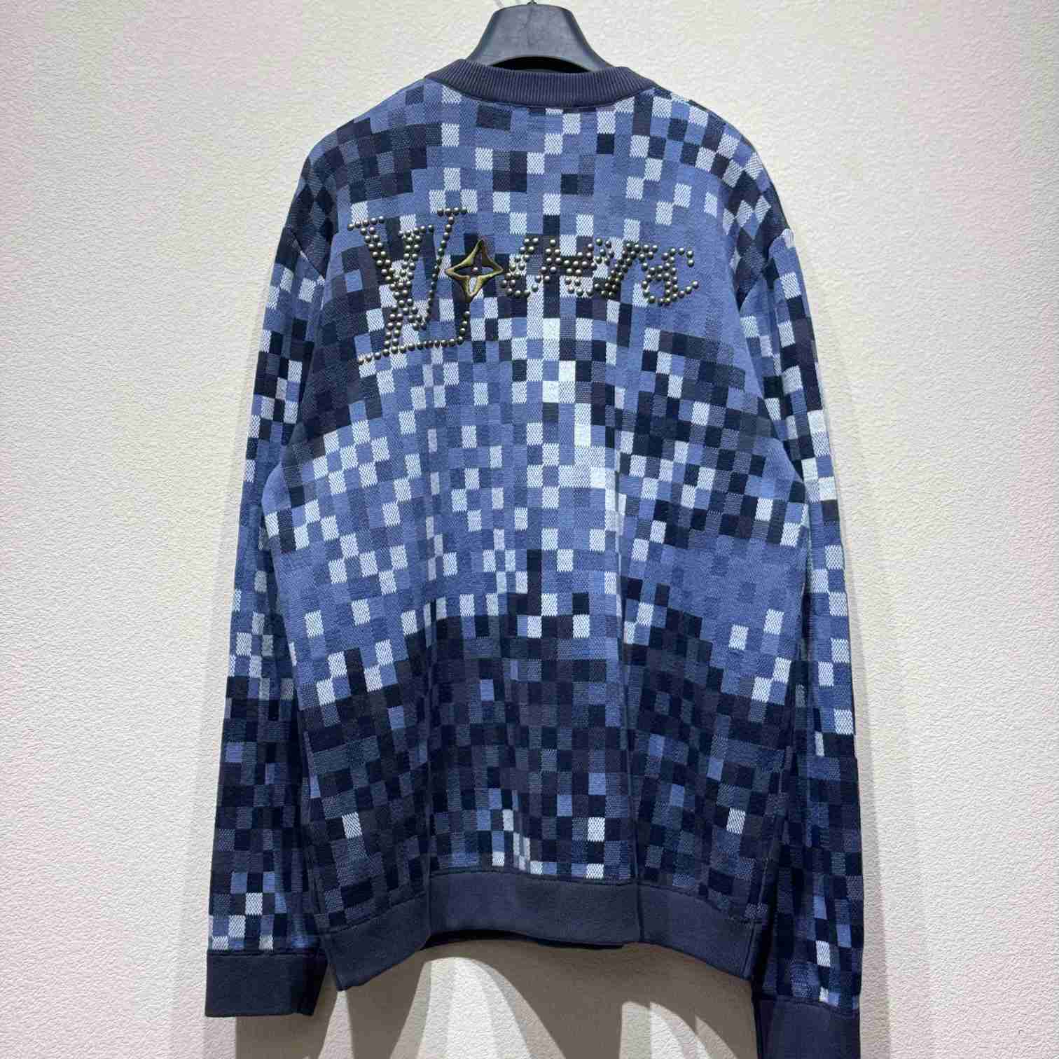 Louis Vuitton LV Vers Damoflage Jacquard Pullover   1AGHTQ - FashionPlug