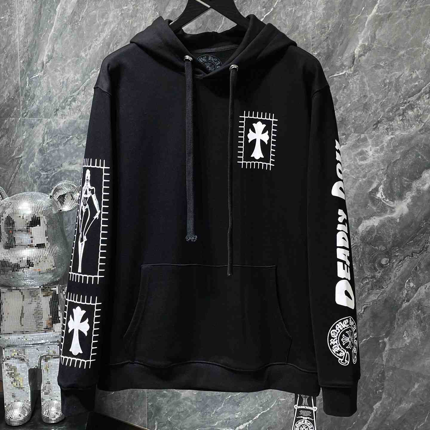 Chrome Hearts Cotton Hoodie - FashionPlug