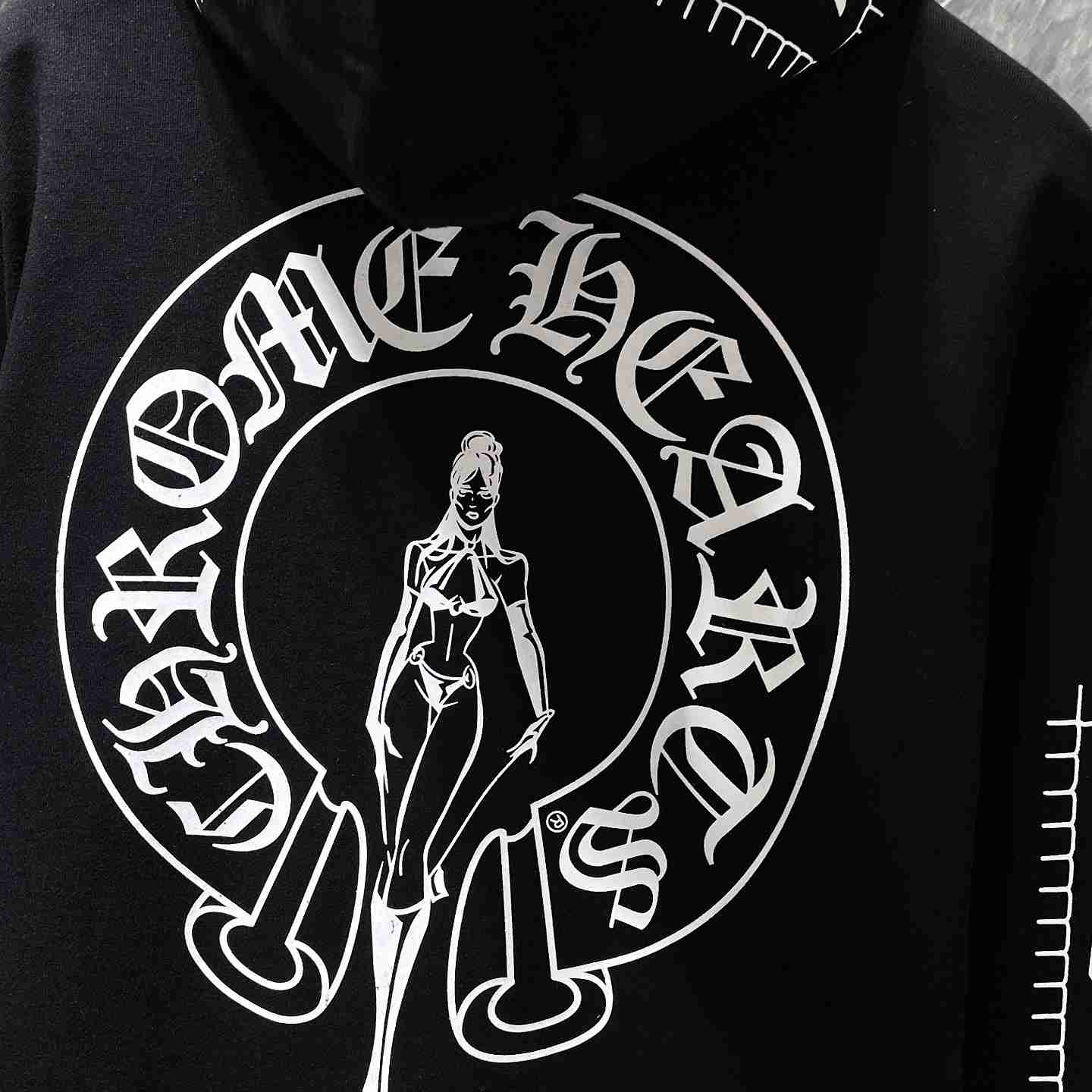 Chrome Hearts Cotton Hoodie - FashionPlug
