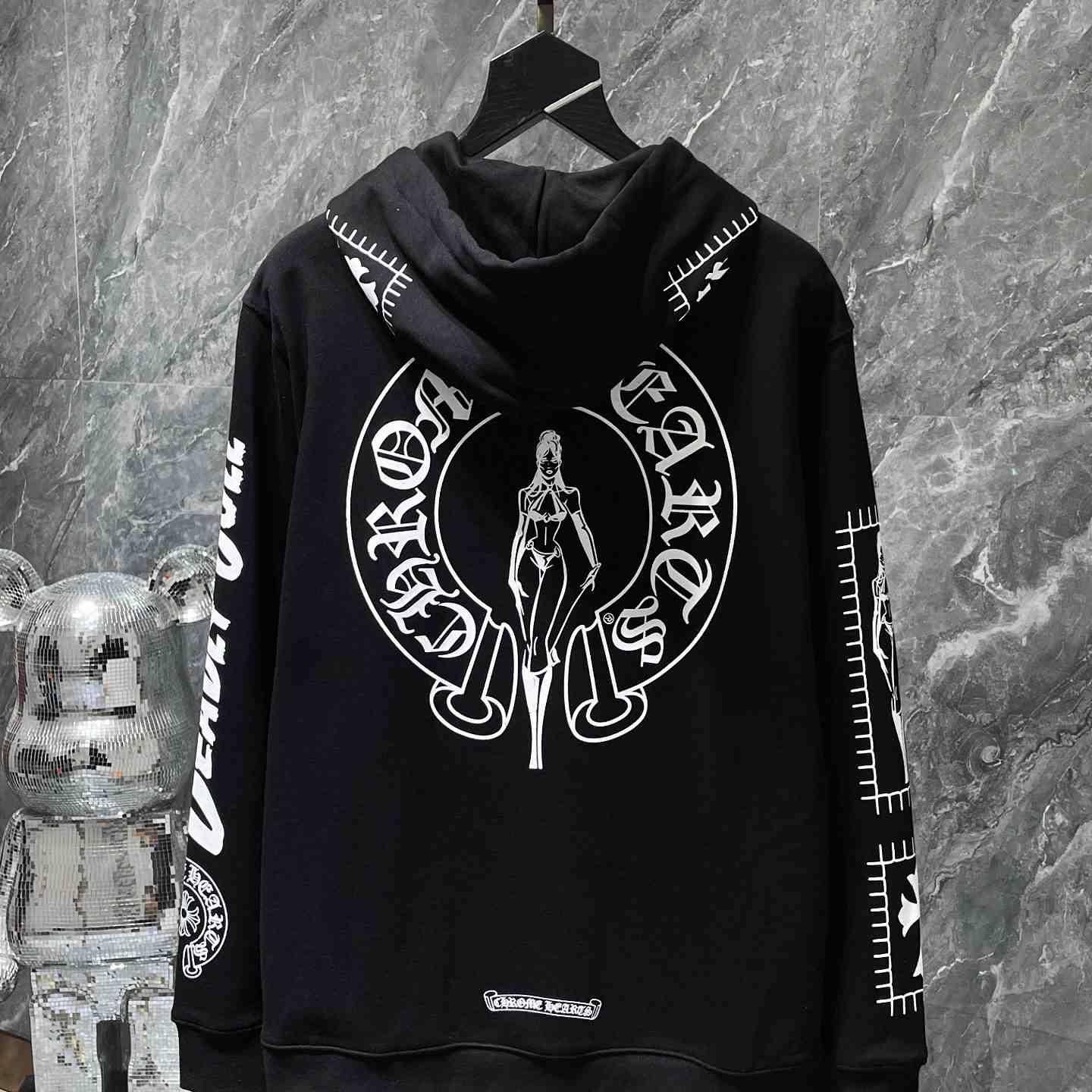 Chrome Hearts Cotton Hoodie - FashionPlug