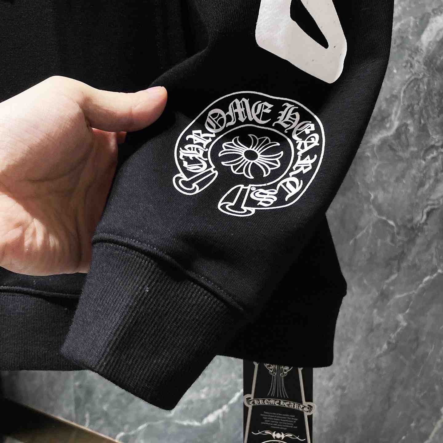Chrome Hearts Cotton Hoodie - FashionPlug
