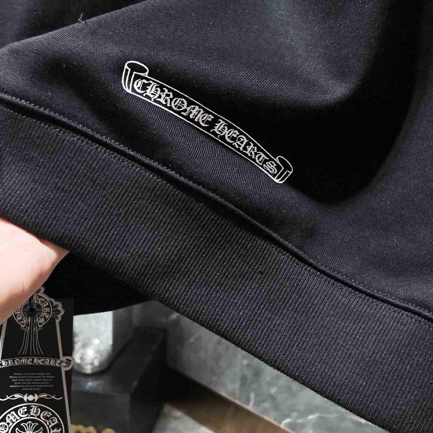 Chrome Hearts Cotton Hoodie - FashionPlug